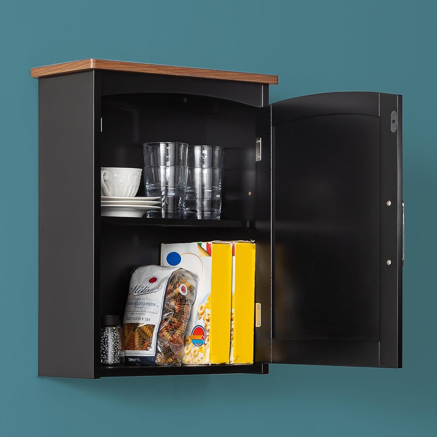 Bathroom Wall Cabinet 15 x 20 Inch Small Wall Cabinets Single Door Over Toilet Medicine Cabinet for Small Bathrooms