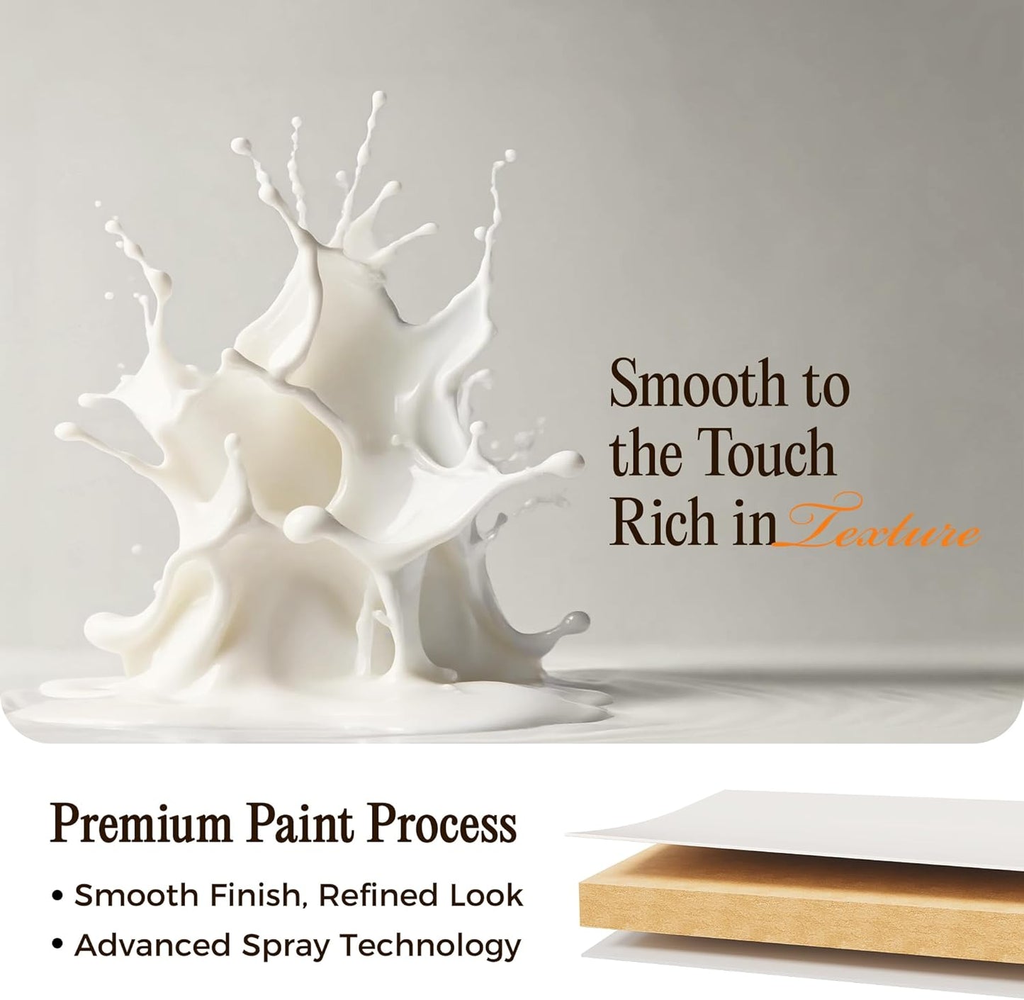 Huuger 23.6 Inch Night Stand with Charger Station and USB-C Port, 3 Drawer Nightstand, Larger Wider Bedside Table, Modern Side End Table, for Bedroom, White Nightstand