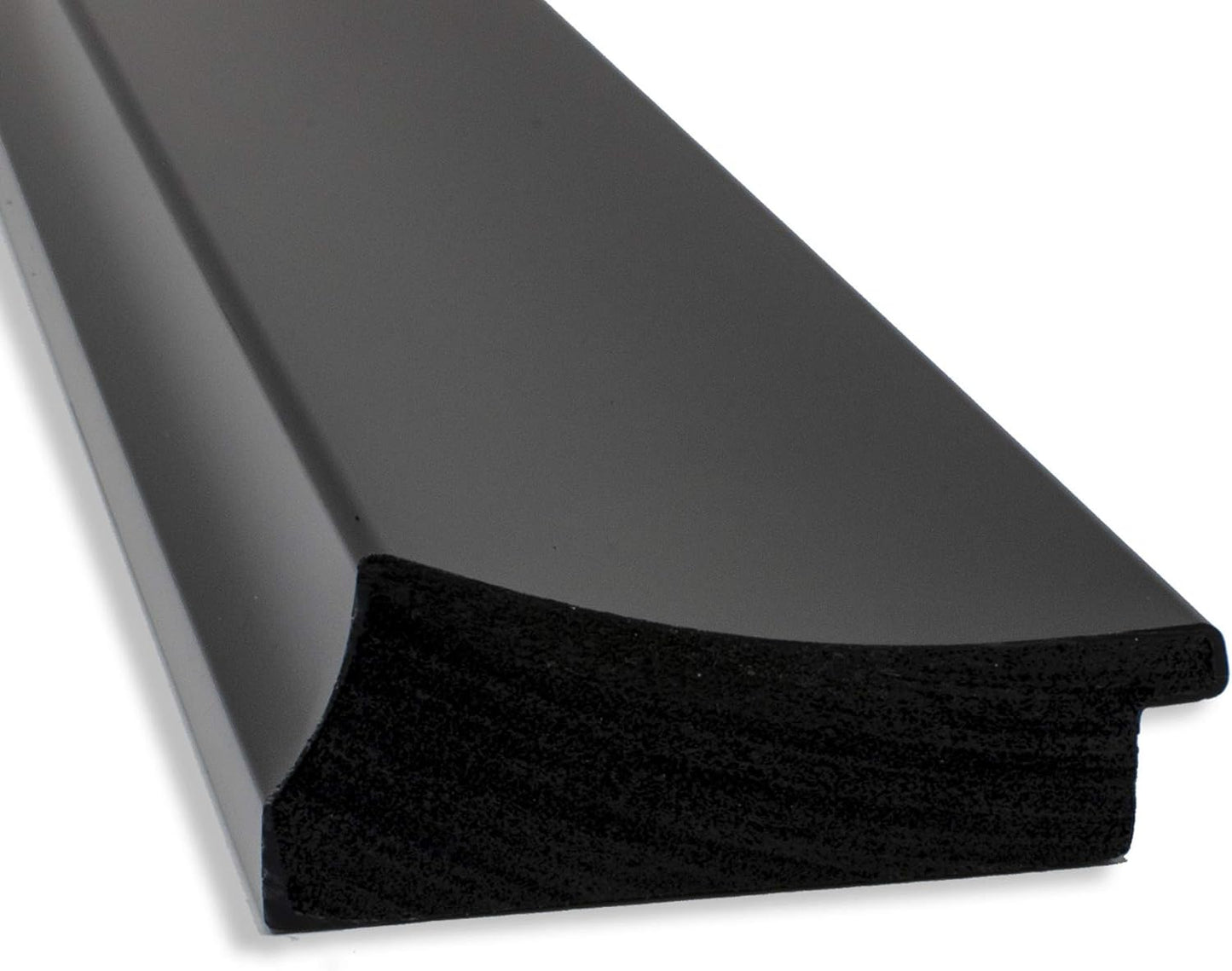 Amanti Art Black Bathroom Mirror for Over Sink, 28x22 Grand Black Narrow Rectangle Vanity Mirror, Medium Casual Frame, Hangs Horizonally and Vertically, Bathroom Wall Decor, Beveled Edge