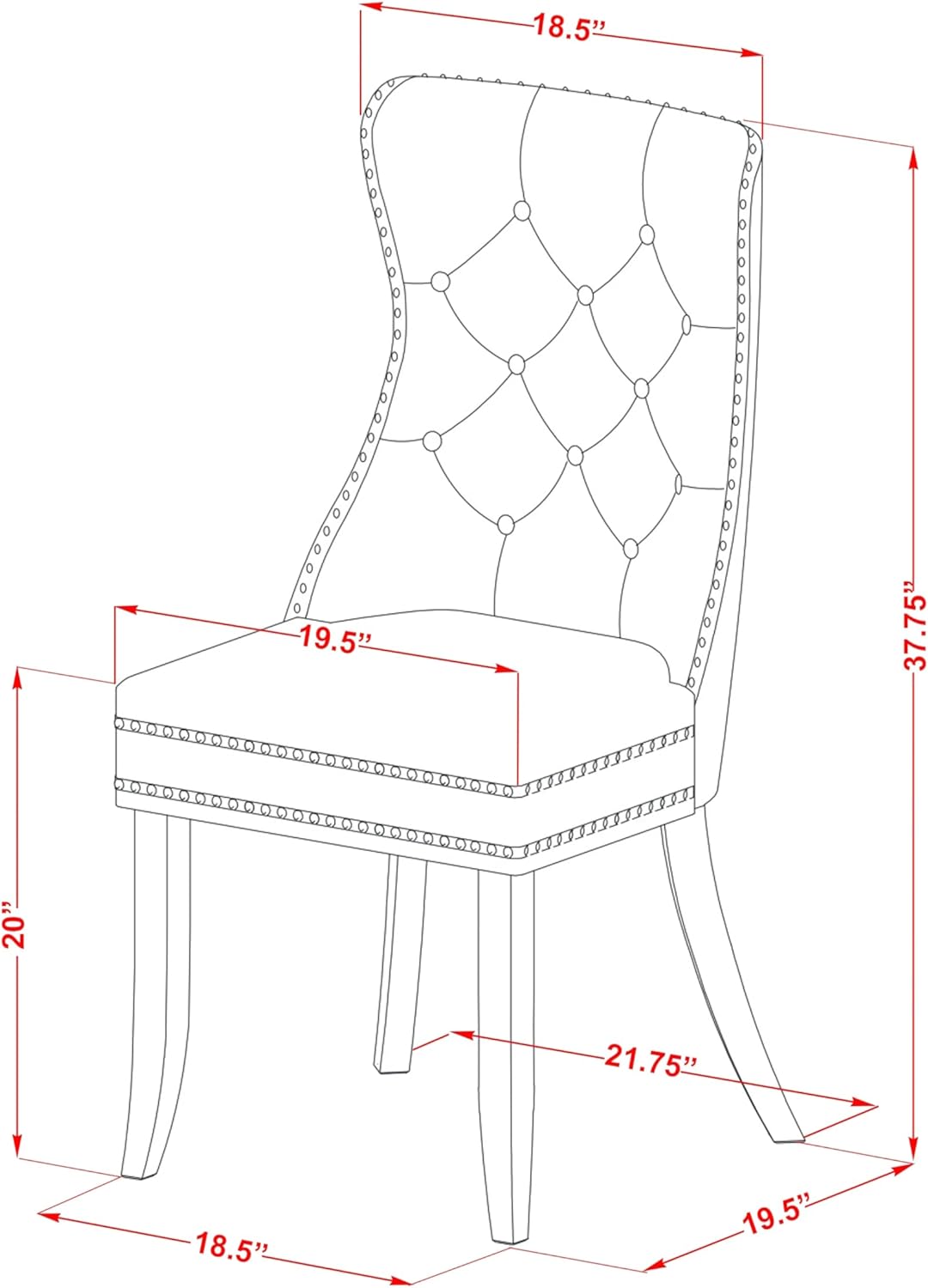 East West Furniture ANDA3-AWA-22 3 Piece Kitchen Table & Chairs Set Includes a Round Dining Table with Pedestal and 2 Polyester Fabric Upholstered Chairs, 36x36 Inch, Antique Walnut