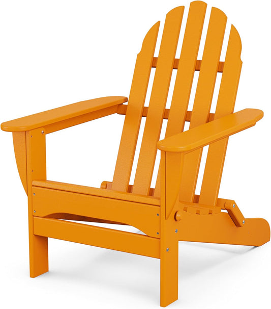 POLYWOOD AD5030TA Classic Folding Adirondack, Tangerine