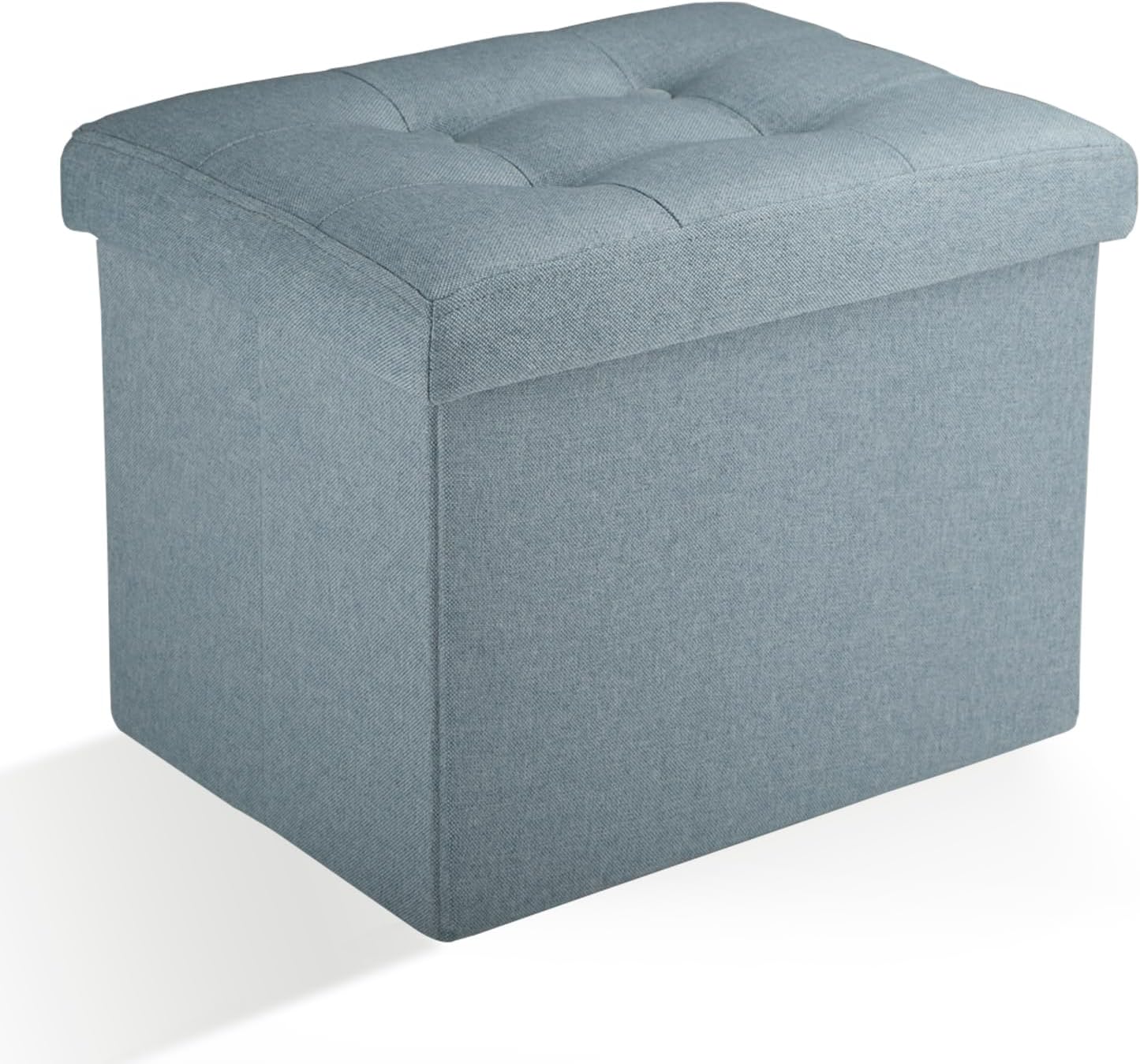 Ottoman Storage Ottoman Foot Rest Stool Foldable Bench with Storage Student Dormitory Bedroom and Entryway 17 X 13 X 13