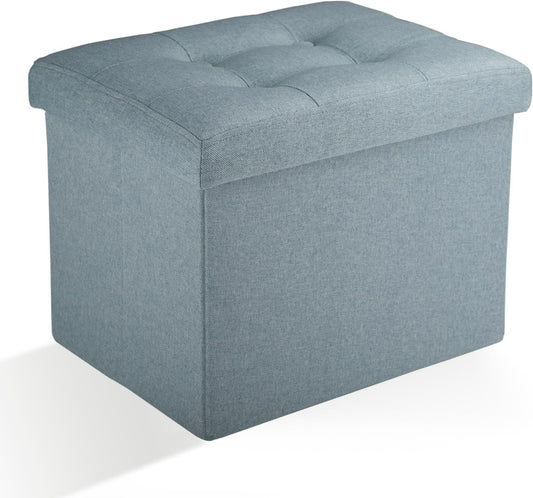 Ottoman Storage Ottoman Foot Rest Stool Foldable Bench with Storage Student Dormitory Bedroom and Entryway 17 X 13 X 13