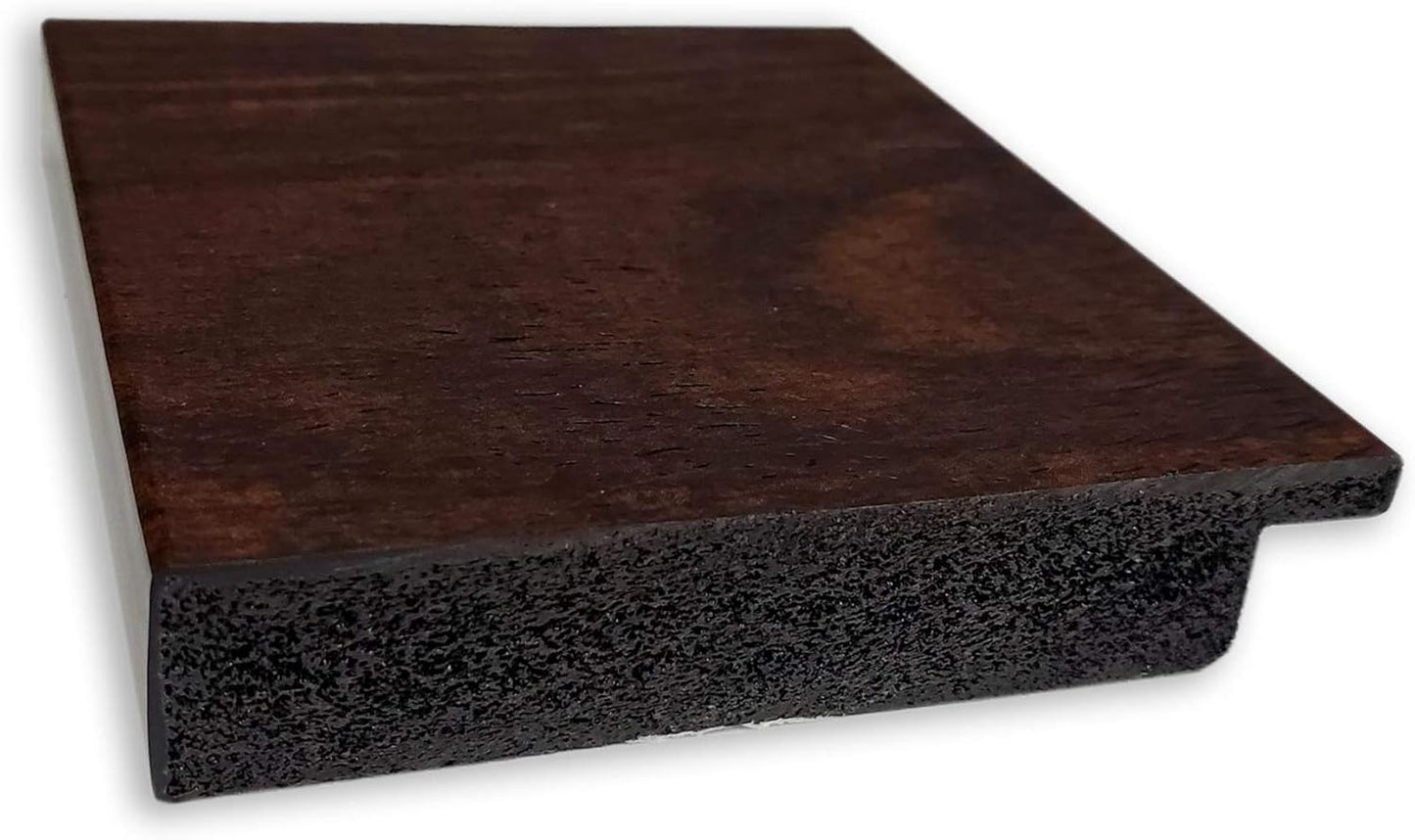 Amanti Art White Bathroom Mirror for Over Sink, 28x22 Wedge White Rectangle Vanity Mirror, Medium Modern Frame, Hangs Horizonally and Vertically, Bathroom Wall Decor, Non-Beveled Edge from WI, USA