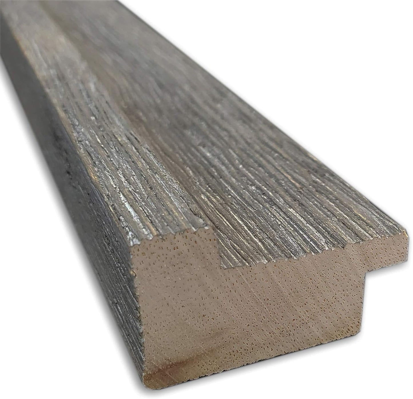 Amanti Art Grey Wall Mirror 25x31 Regis Barnwood Grey Narrow Rectangle Bathroom Mirror for Wall Decor Living Room, Large Country Rustic Wood Frame, Hangs Horizonally and Vertically, Bathroom Decor,