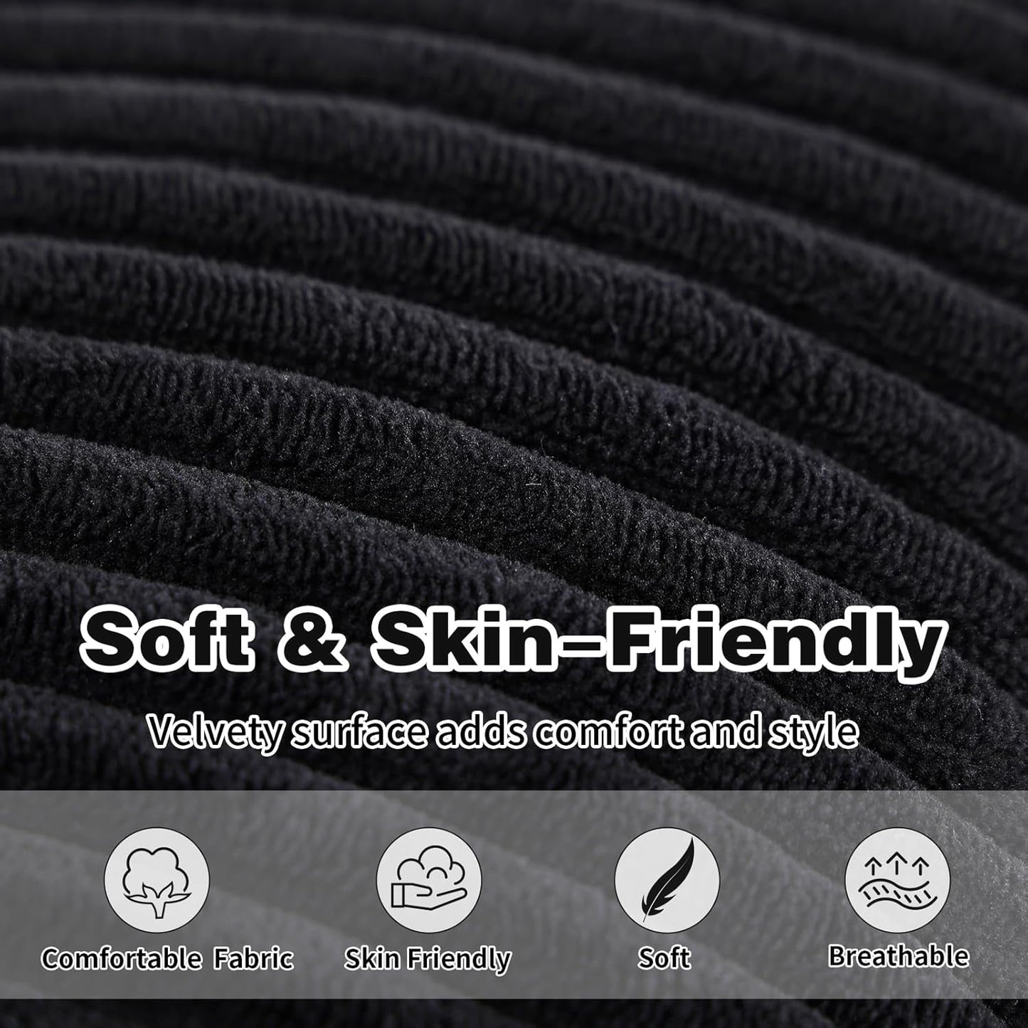 Welnow Accent Chair with Ottoman, Lounge Comfy Soft Leisure Metal Frame Reading Chair with Footrest, Upholstered Thick Cushion Seated Recliner Sofa for Living Room, Bedroom, Dorm, Black