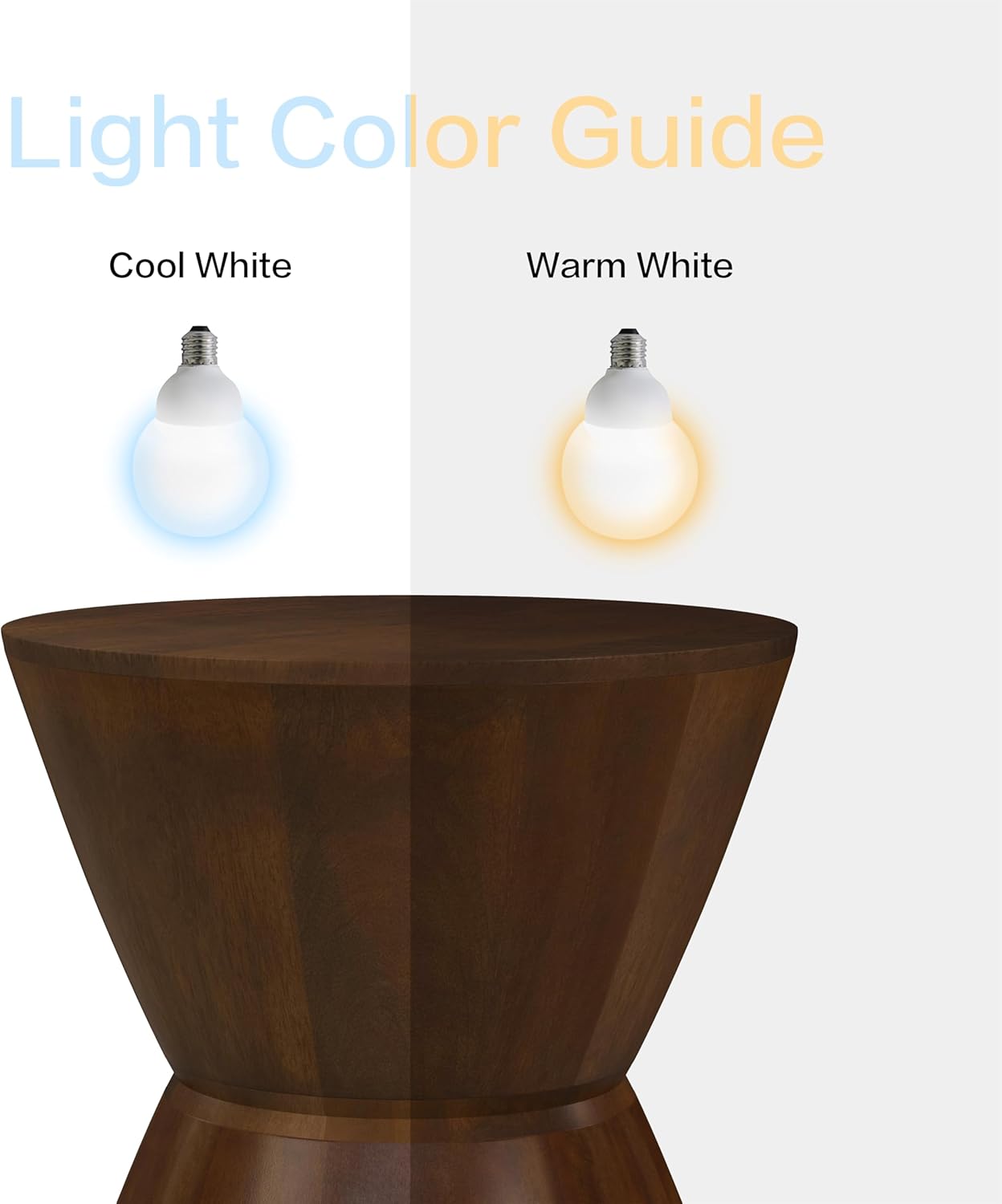 Walnut Mango Wood End/Side Round Table