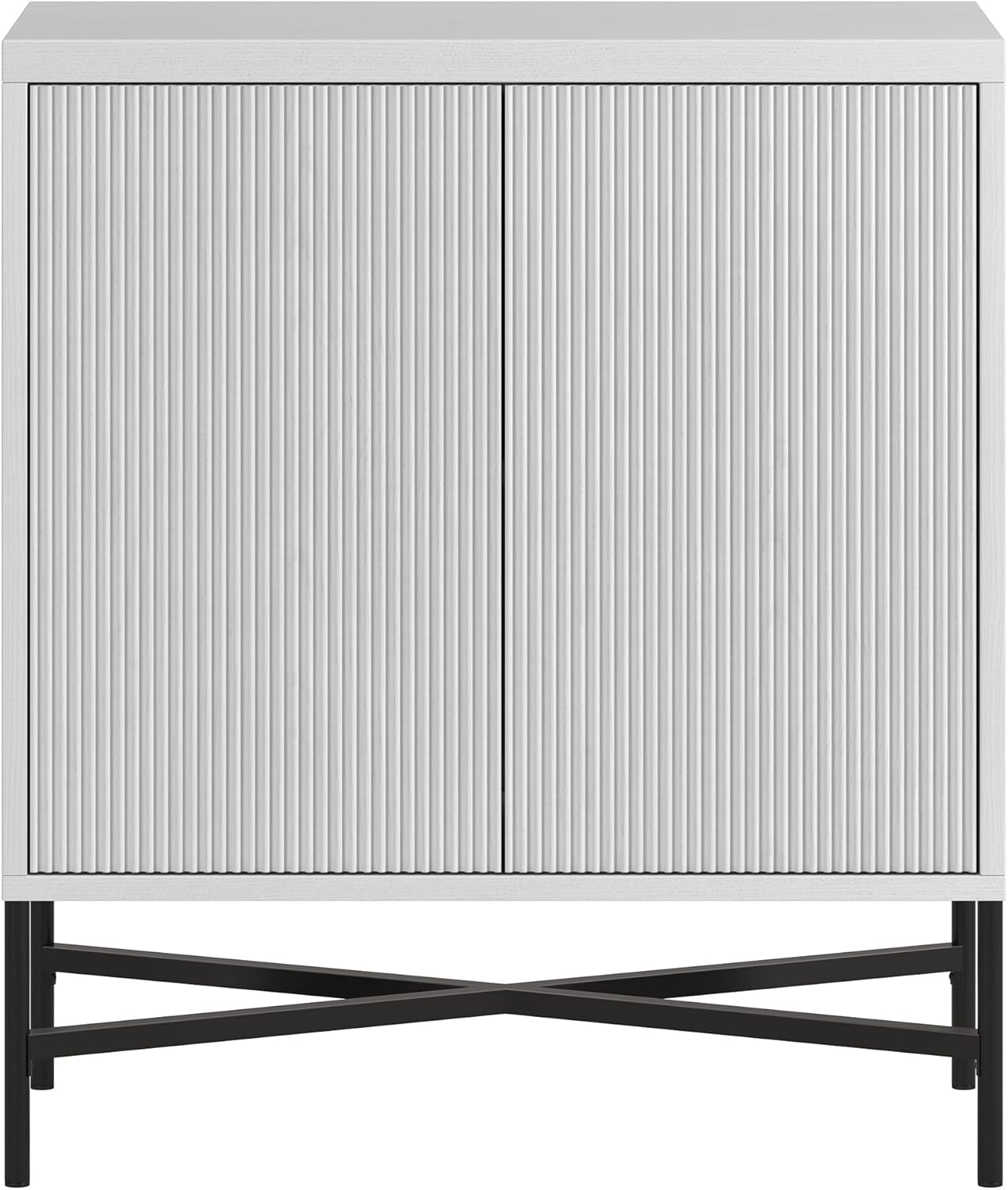 Henn&Hart Brighton Accent Cabinet, 28" Wide, White