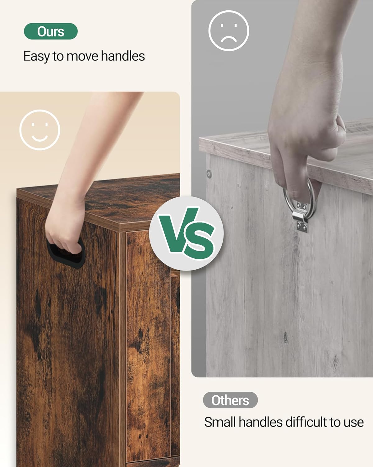 39.4" Storage Chest, Storage Bench Trunk with 2 Safety Hinge, Wooden Box, Lift-Top Chest Organizer, Shoe Bench for Entryway, Bedroom, Living Room, Rustic Brown SB01001X