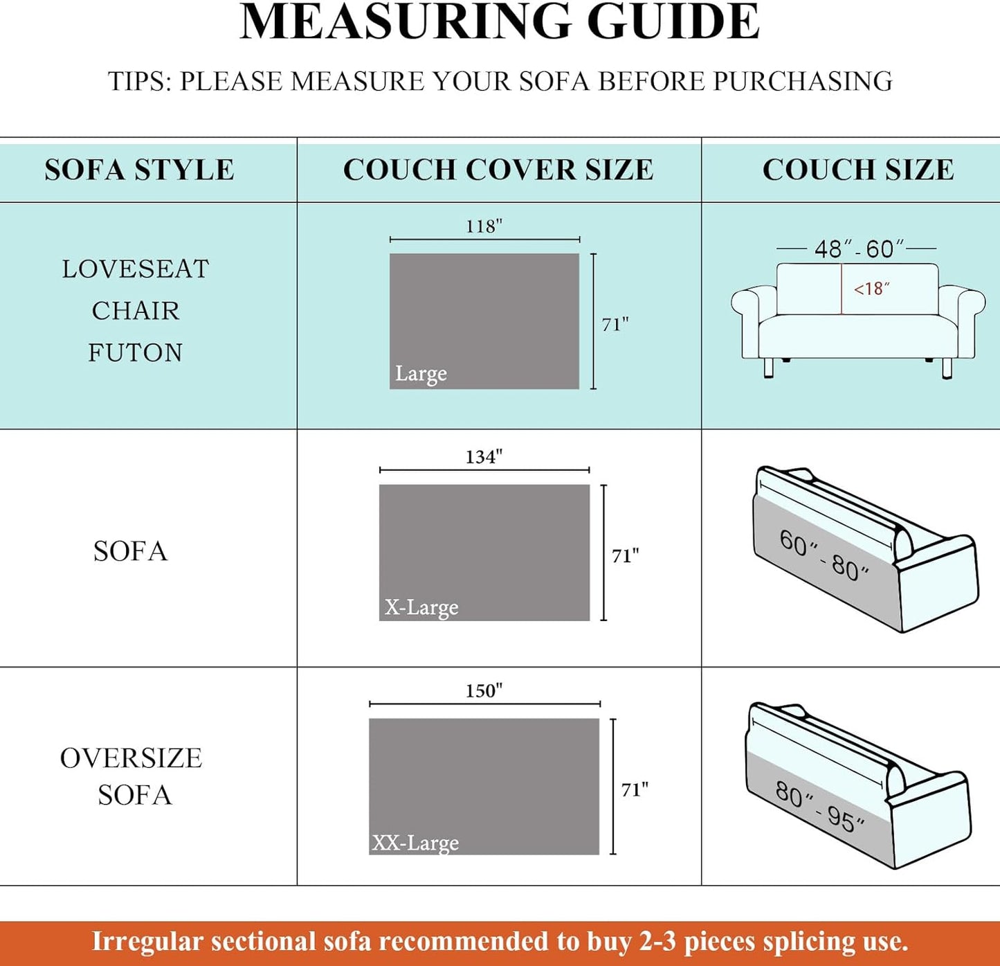 STACYPIK Thick Boho Couch Covers for Dog Cat, Modern Blue Triangle Sofa Cover for Living Room, Reversible Furniture Protector for 3 Cushion Couch, Anti Slip Jacquard Loveseat Covers for Sofa-71X118IN