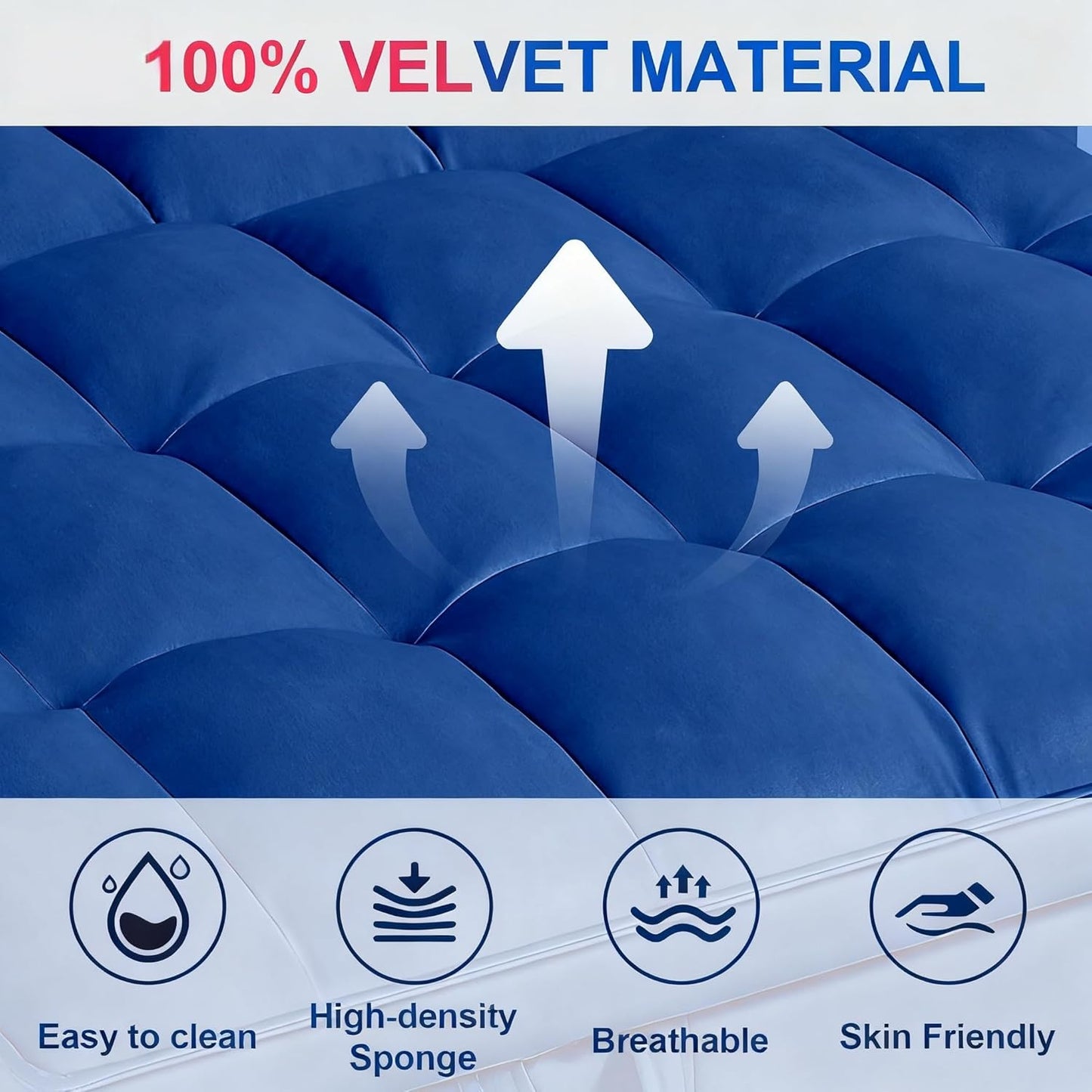 3 in1 Sofa Bed, Pull-Out Sleeper Sofa Bed with 3-Level Adjustable Backrest, Velvet Fabric Convertible Love Seat Sleepers Beds for Living Room & Bedroom & Apartment, Blue