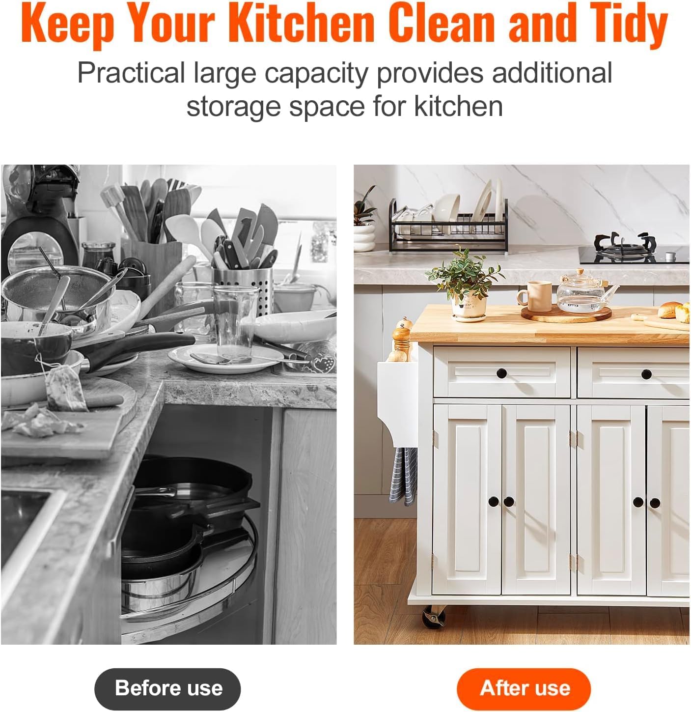 Mobile Modern Storage Island,Rolling Kitchen Island with Drop Leaf - Door Cabinet, Drawer, Bar Cart with Cabinet, Portable Cart Island Table for Kitchen,White