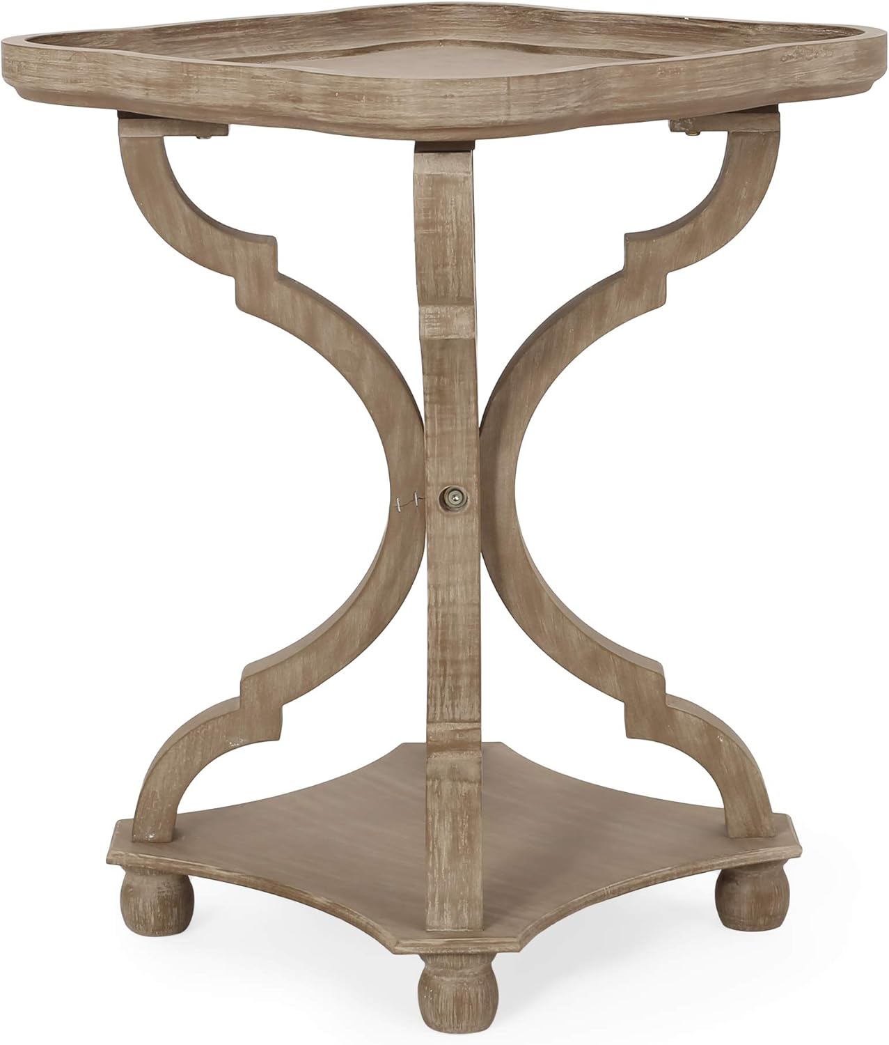 Christopher Knight Home Emerald French Country Accent Table with Square Top, Natural