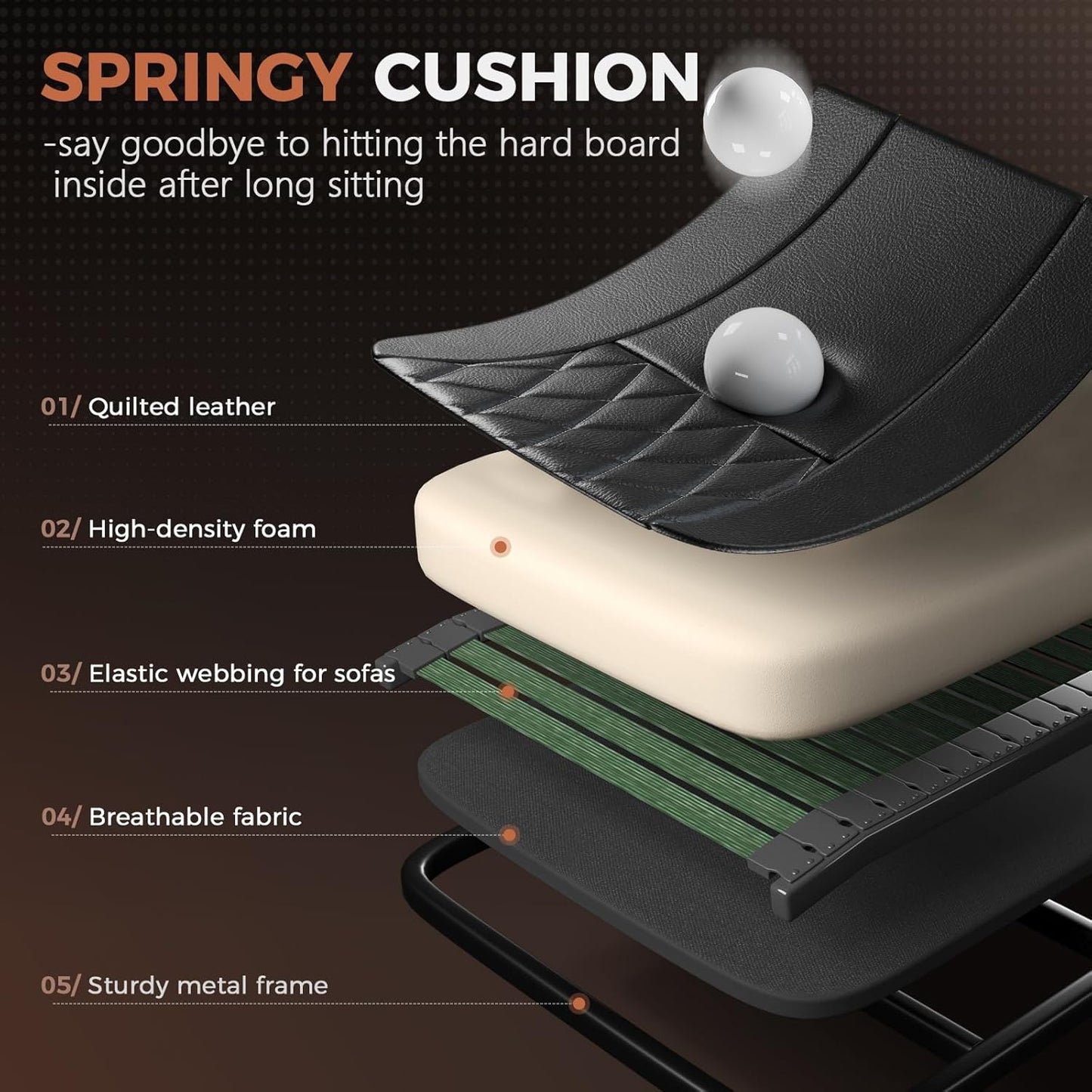 COMHOMA Leather Office Chair Ergonomic Computer Gaming Chair with Comfy Back Support, Executive Mid-Back,Small Gmaing Chair with Adjustable Armrests, for Short People Use, Rolling Swivel for Adults