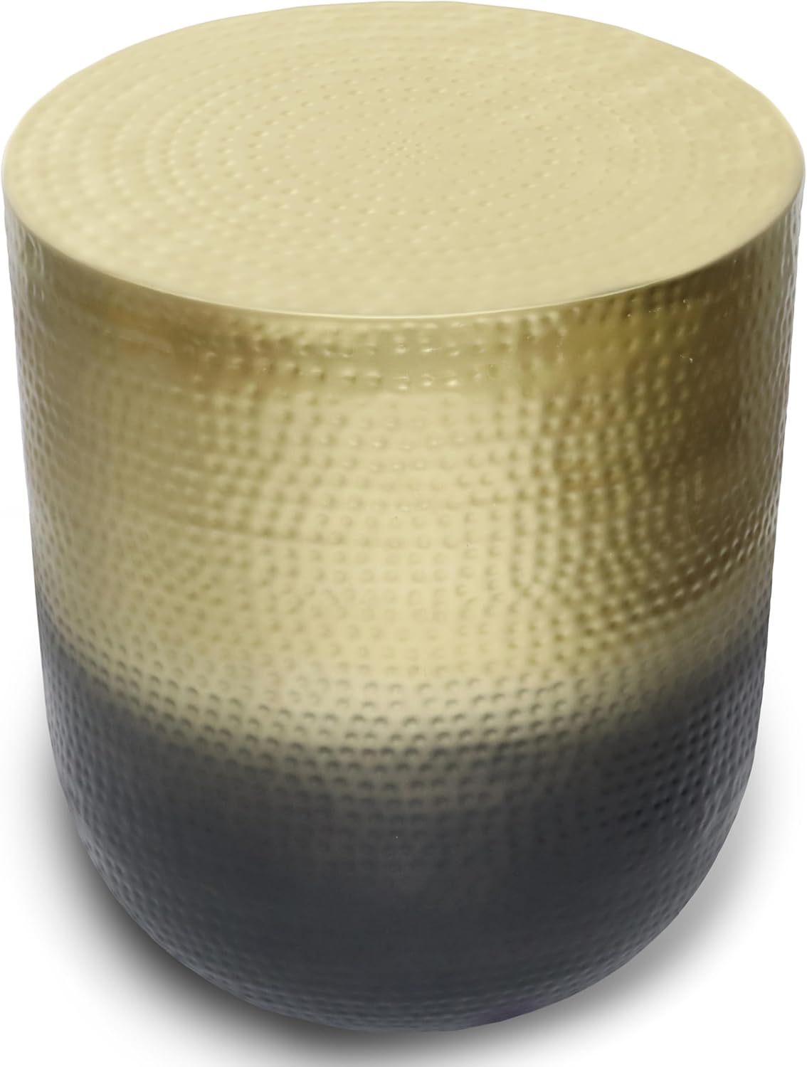 SIMPLIHOME Nova Boho 19 Inch Wide Metal Side Table in Gold Ombre, Fully Assembled, For the Living Room and Bedroom