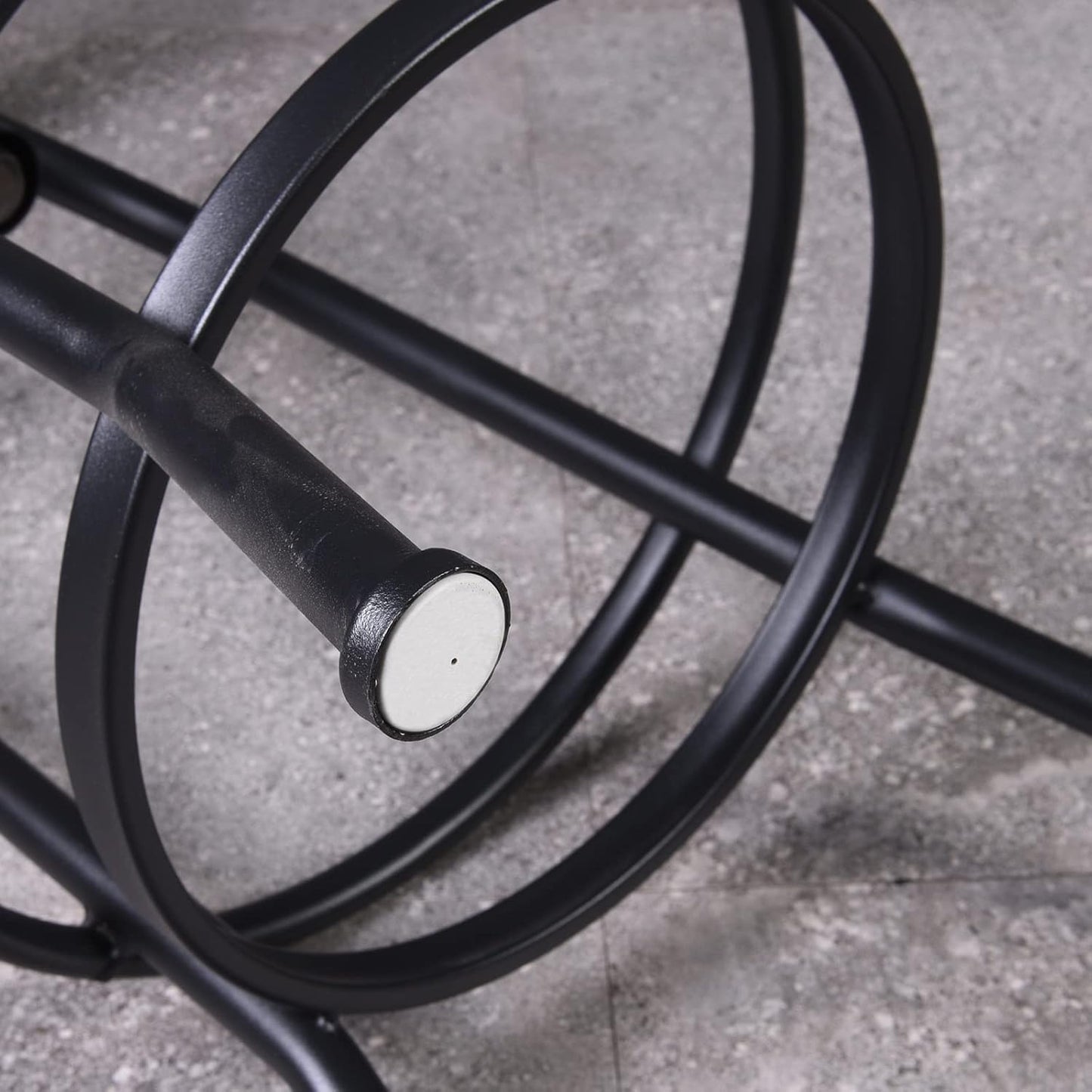 LOKKHAN 32 Inch Vintage Industrial Bar Stool-Swivel Upholstered Metal Bar Height Adjustable Kitchen Counter Breakfast Cafe Stools 2 Pack-Extra Tall 26"-32",PU Leather,Welded