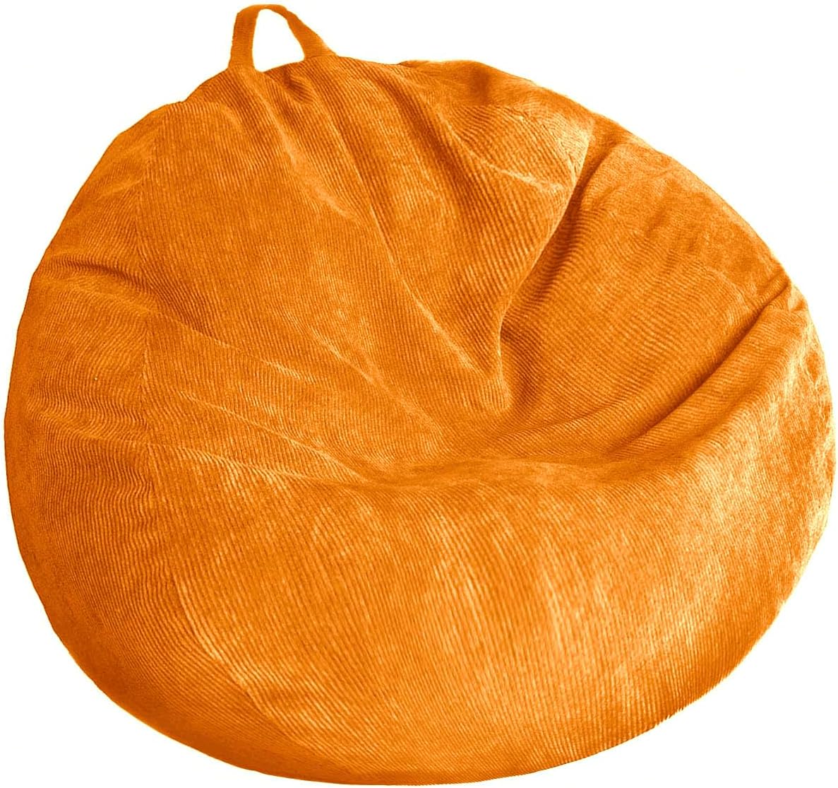 Stuffed Animal Storage Bean Bag Chair Cover - Washable Ultra Soft Corduroy Cover for Organizing Plush Toys or Textile, Sack Bean Bag for Adults, Teens