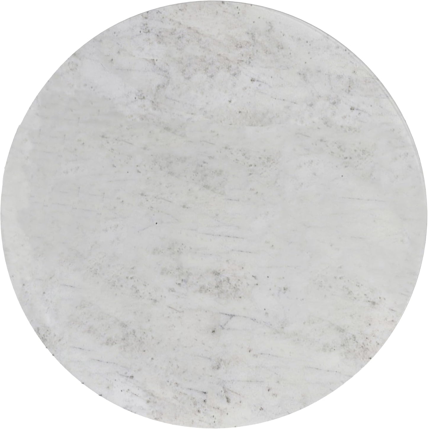 SIMPLIHOME Raquel Modern Contemporary 14 inch Wide Metal Side Table in White / Antique Brass, Fully Assembled for the Living Room and Bedroom