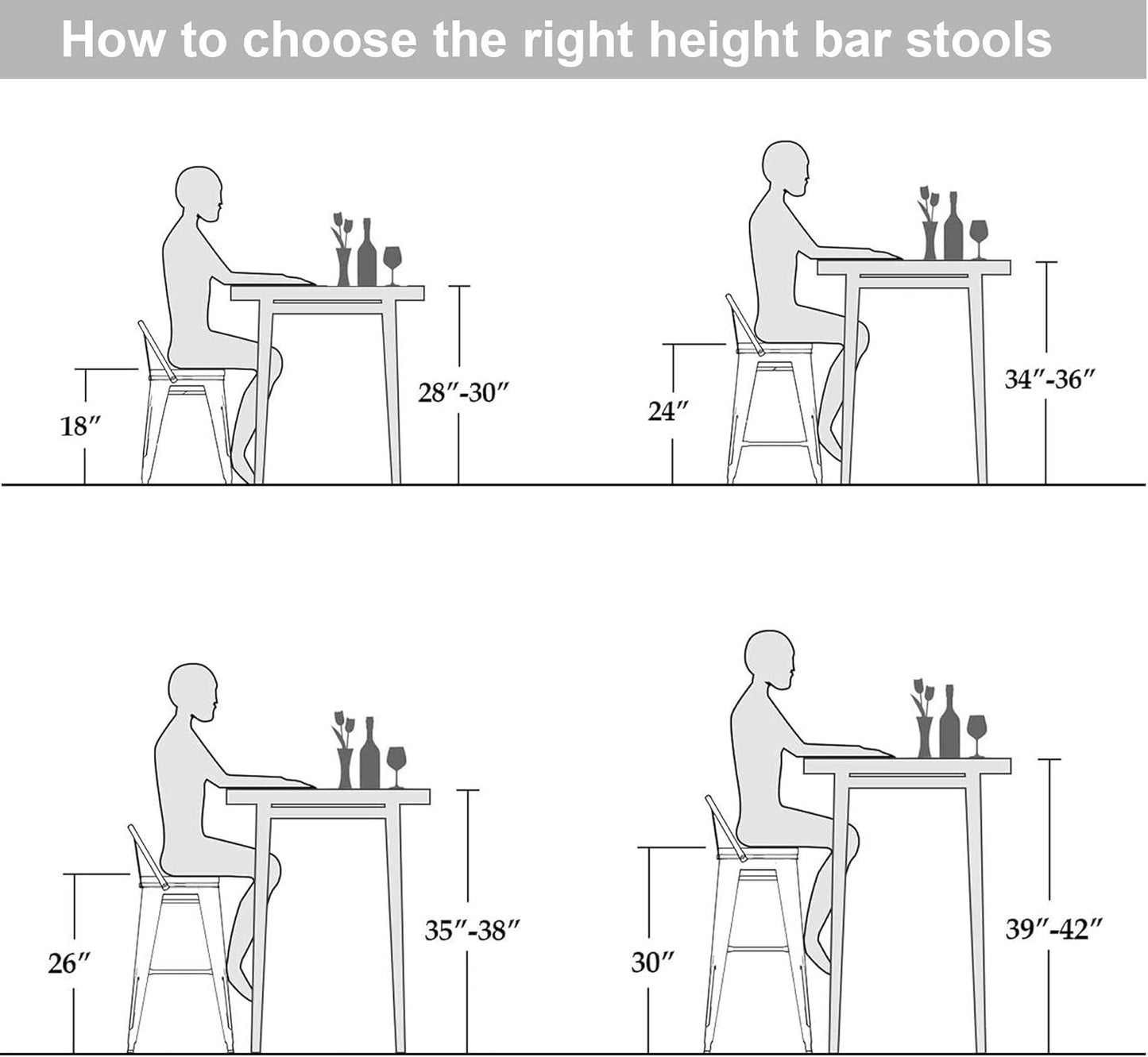 30 Inch Swivel Bar Stools Set of 4 with Backs Counter Height Industrial Metal Barstools Island Bar Chairs for Home Kitchen Dining Room (Swivel 30 inch, Distressed Gold Wooden)