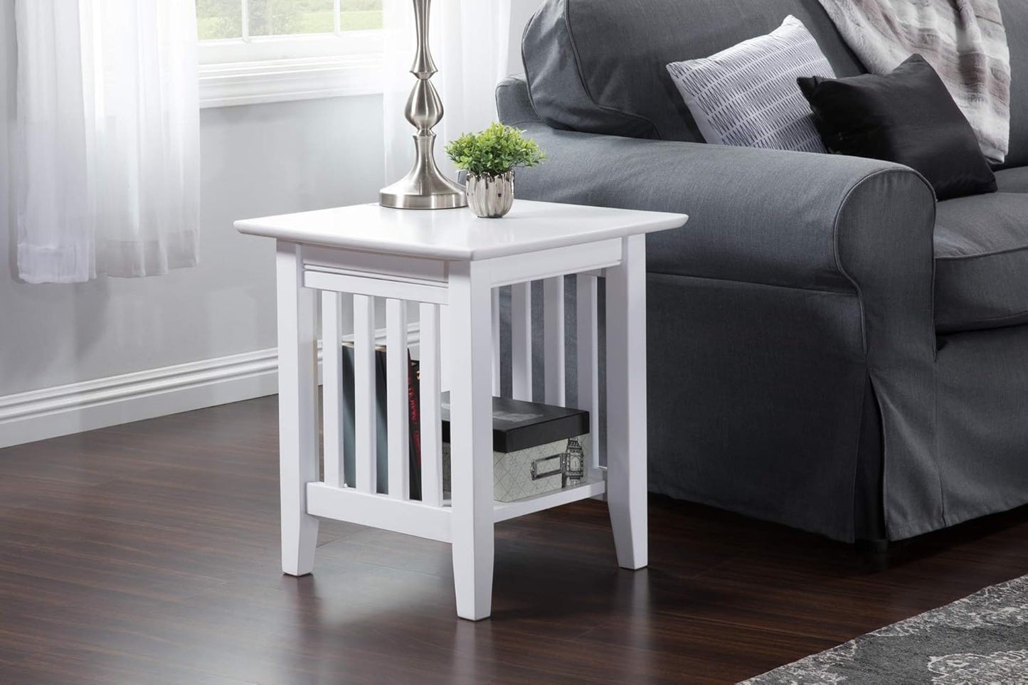 AFI, Mission End Table, White