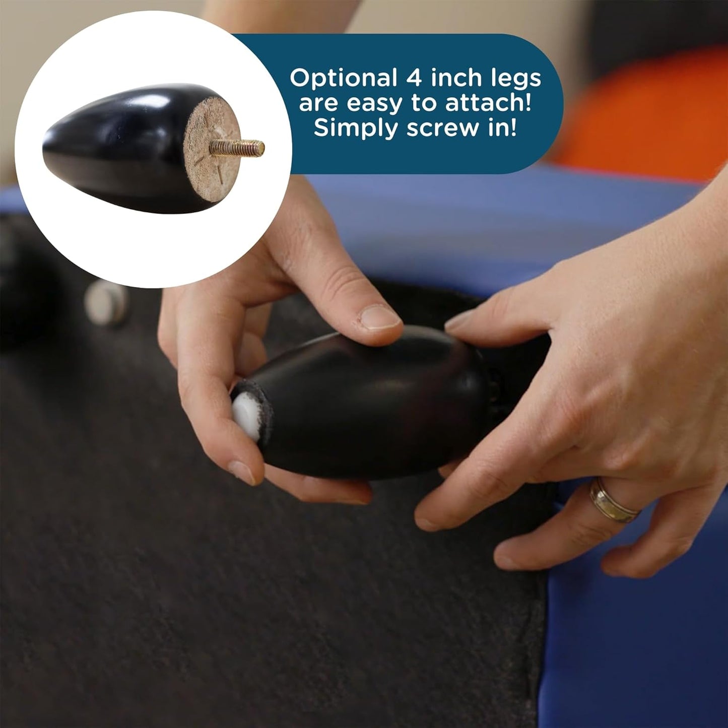 Children's Factory As We Grow Chair and Couch, Blue, CF805-309, Flexible Classroom Seating, Toddler Nursery Décor, Kids Playroom or Daycare Furniture