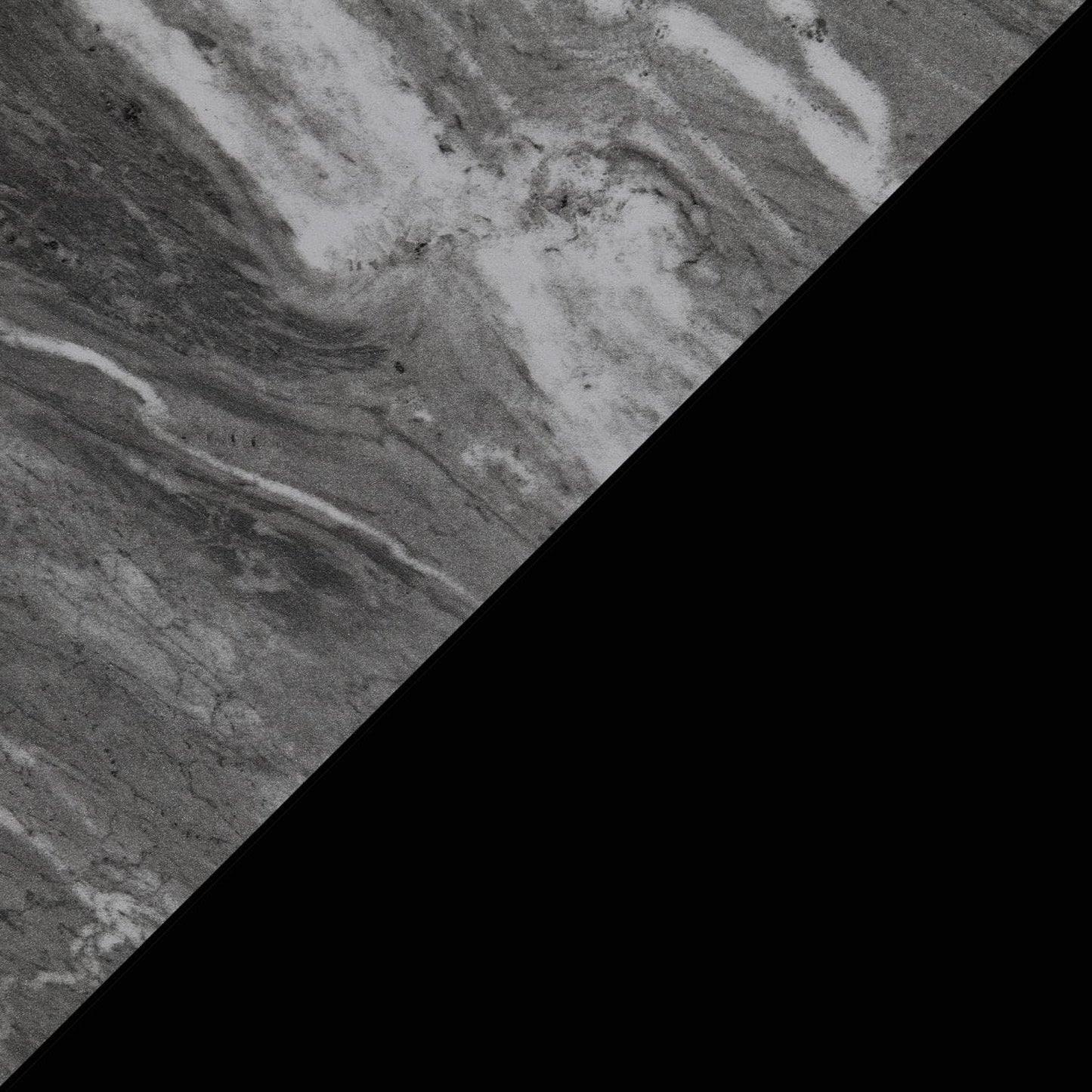 Convenience Concepts Designs2Go No Tools Desk Home Office Desk with Shelves, Corner Shelf Vanity Desk Computer Desk Nail Table for Nail Tech - 47.25" L x 15.75" W x 30" H, Gray Marble/Black