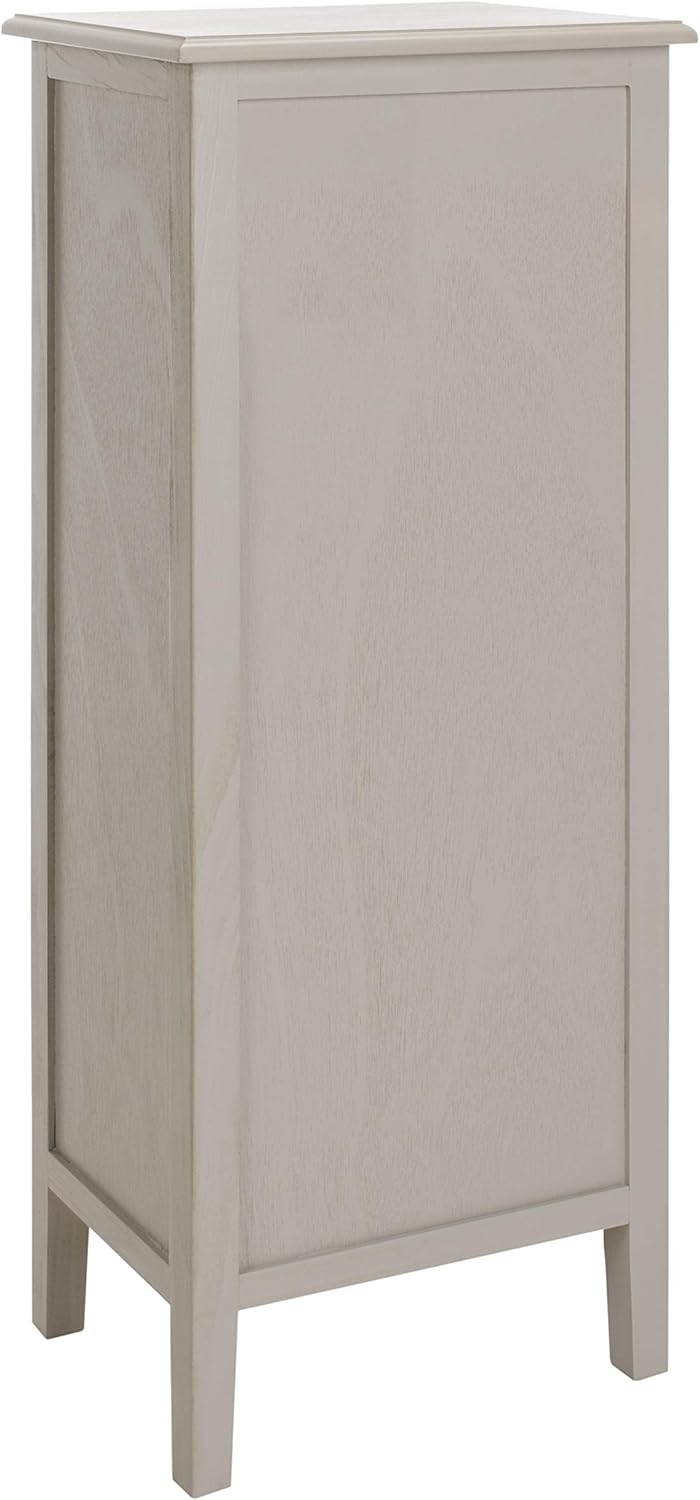 Safavieh Home Michaela Coastal Vintage Grey 4-drawer Side Table