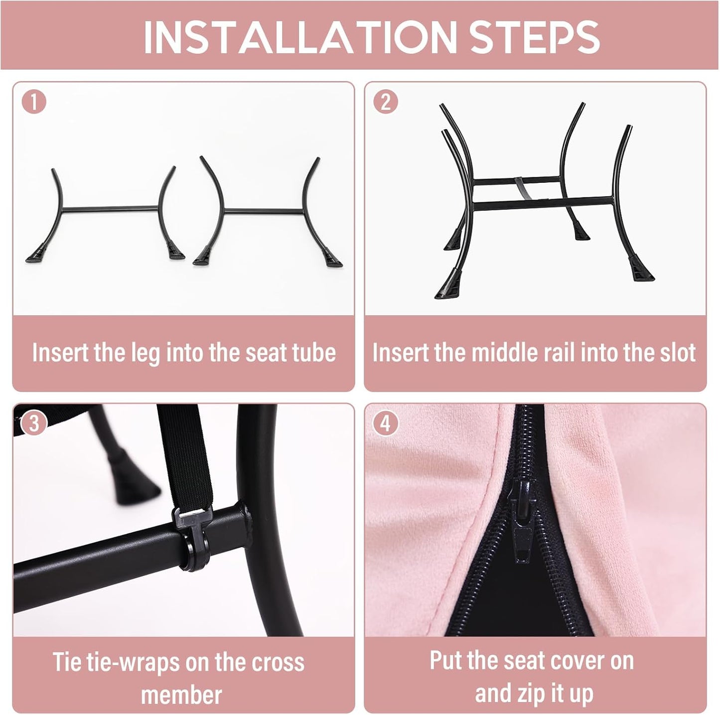 Lazy Chair with Folding Ottoman, Modern Accent Lounge Armchair with Armrests and a Side Pocket & Foldable Footstool, Leisure Reading Chair for Living Room, Bedroom, Dorm & Office, Velvet Pink