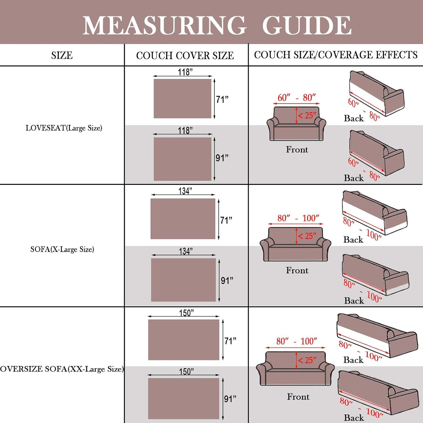 HANDONTIME Soild Couch Covers for Dogs Pink-Purple Sofa Covers Boho Cover for Sofa 3 Seats Chenille Sofa Throw Cover Mauve Sofa Covers for 3 Cushion Couch Tassel,Washable, Pet Friendly, 71" X134"