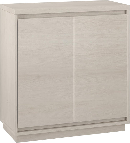 Henn&Hart Presque Accent Cabinet, 30" Wide, Alder White