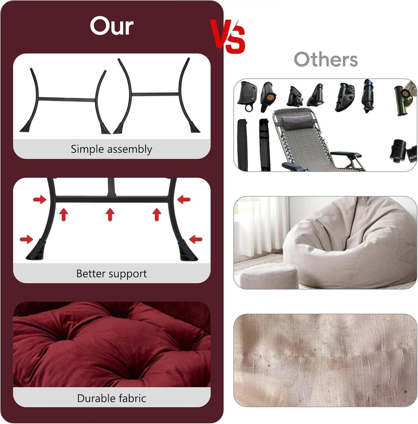 Lazy Chair with Folding Ottoman Modern Large Accent Chair,Contemporary Lounge Leisure Sofa Chair with Armrests Upholstered Sofa Armchair Reading Chair for Bedroom,Dorm&Office (Dusty Rose-f)