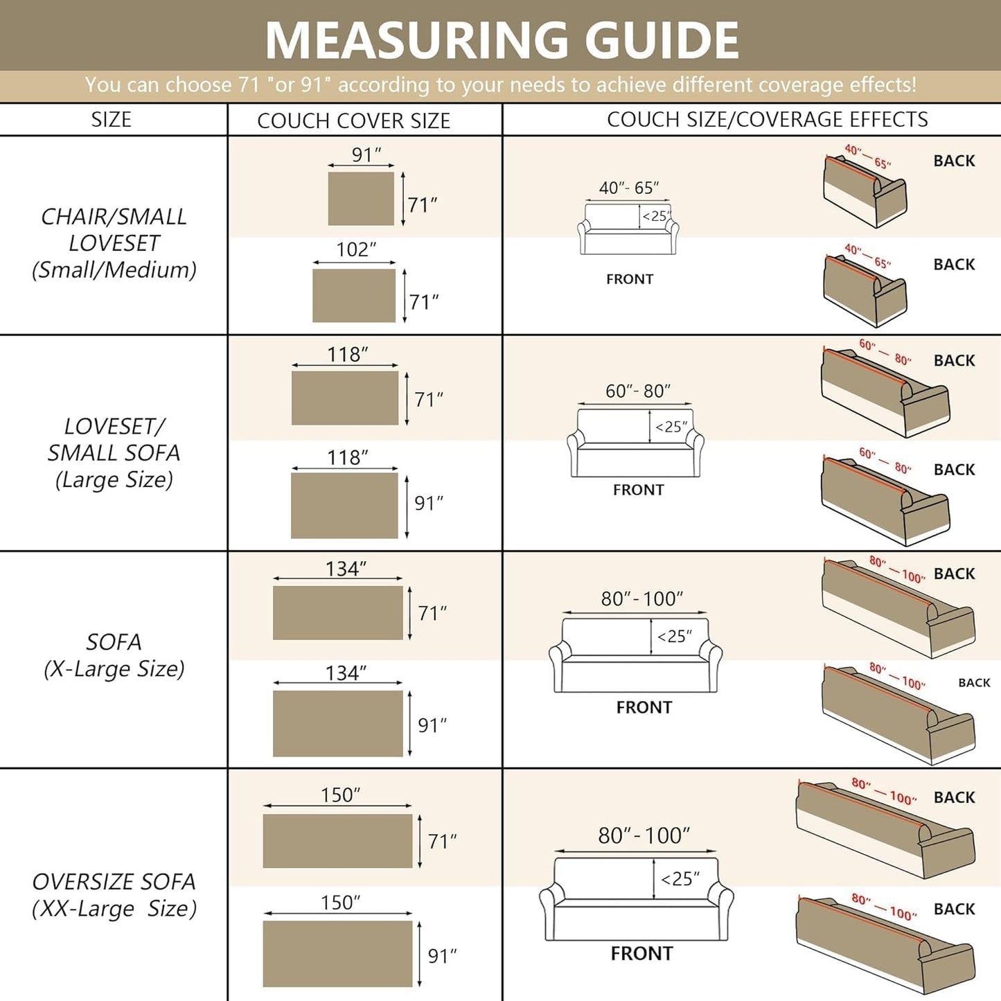 MYSKY HOME Couch Covers for 2 Cushion Couch Sectional Sofa, L Shape Sofa Protector Deep Chocolate Chenille Couch Cover, Sofa Covers Washable Blanket with Tassel Pet Couch Cushion Cover, 71"X102"