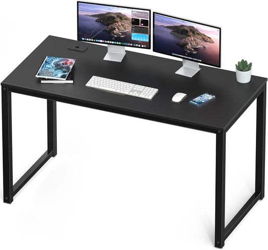 SHW 48-Inch Commercial-Grade Office Computer Desk, Black