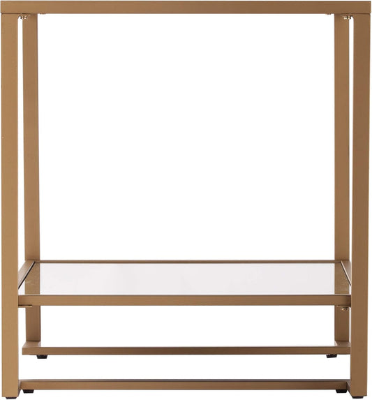 Southern Enterprises Horten End Table, Gold