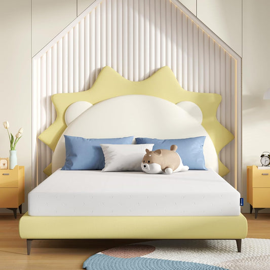 Avenco Queen Size Mattress, 6 Inch Memory Foam Queen Mattress in a Box for Comfort Sleep & Pressure Relief, CertiPUR-US Certified Medium Firm Queen Mattresses, A-M01810