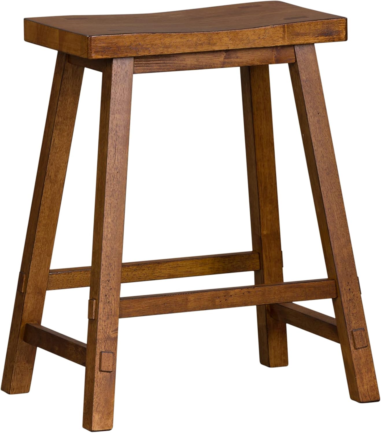 Liberty Furniture Industries Creations 24 Inch Sawhorse Counter Stool - Tobacco, W20 x D14 x H24