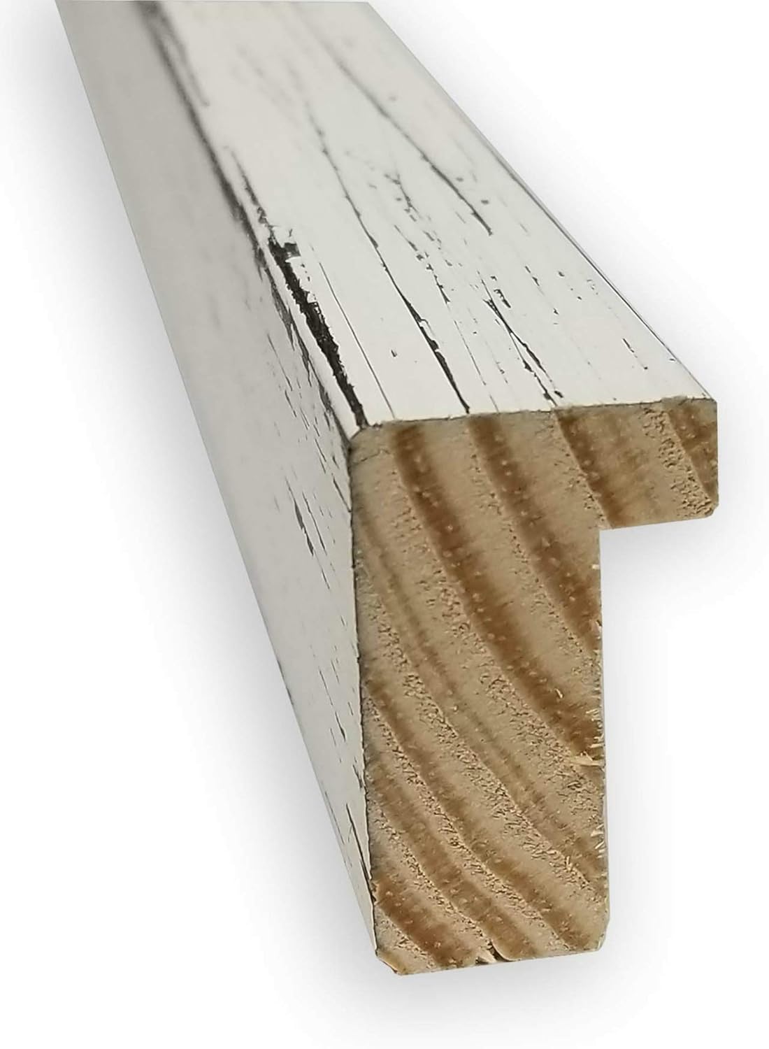 Amanti Art White Bathroom Mirror for Over Sink, 23x29 Shiplap White Narrow Rectangle Vanity Mirror, Large Coastal Wood Frame, Hangs Horizonally and Vertically, Bathroom Wall Decor, Beveled Edge