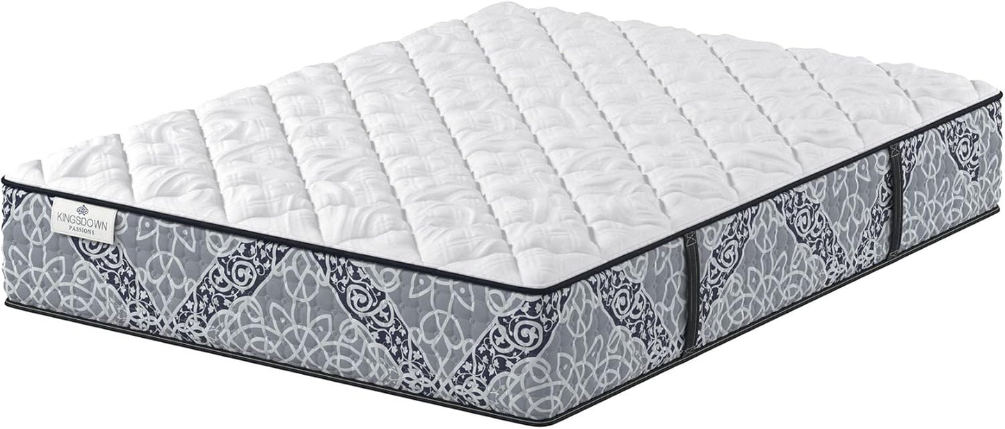 Kingsdown Firm Hybrid Mattress Twin XL Cooling Gel Memory Foam Layer Multi-Layered Motion Isolation Cool Sleep Quilted Top Luxury Mattresses, 13.5-Inch Passions Merridale