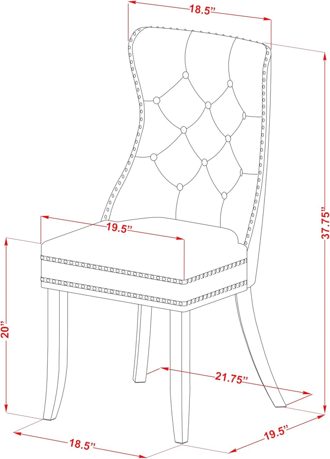 East West Furniture ANDA3-AWA-32 3 Piece Modern Dining Table Set Consists of a Round Kitchen Table with Pedestal and 2 Polyester Fabric Padded Chairs, 36x36 Inch, Antique Walnut