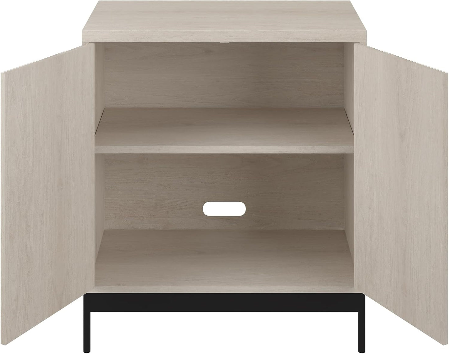 Henn&Hart Whitman Accent Cabinet, 28" Wide, White