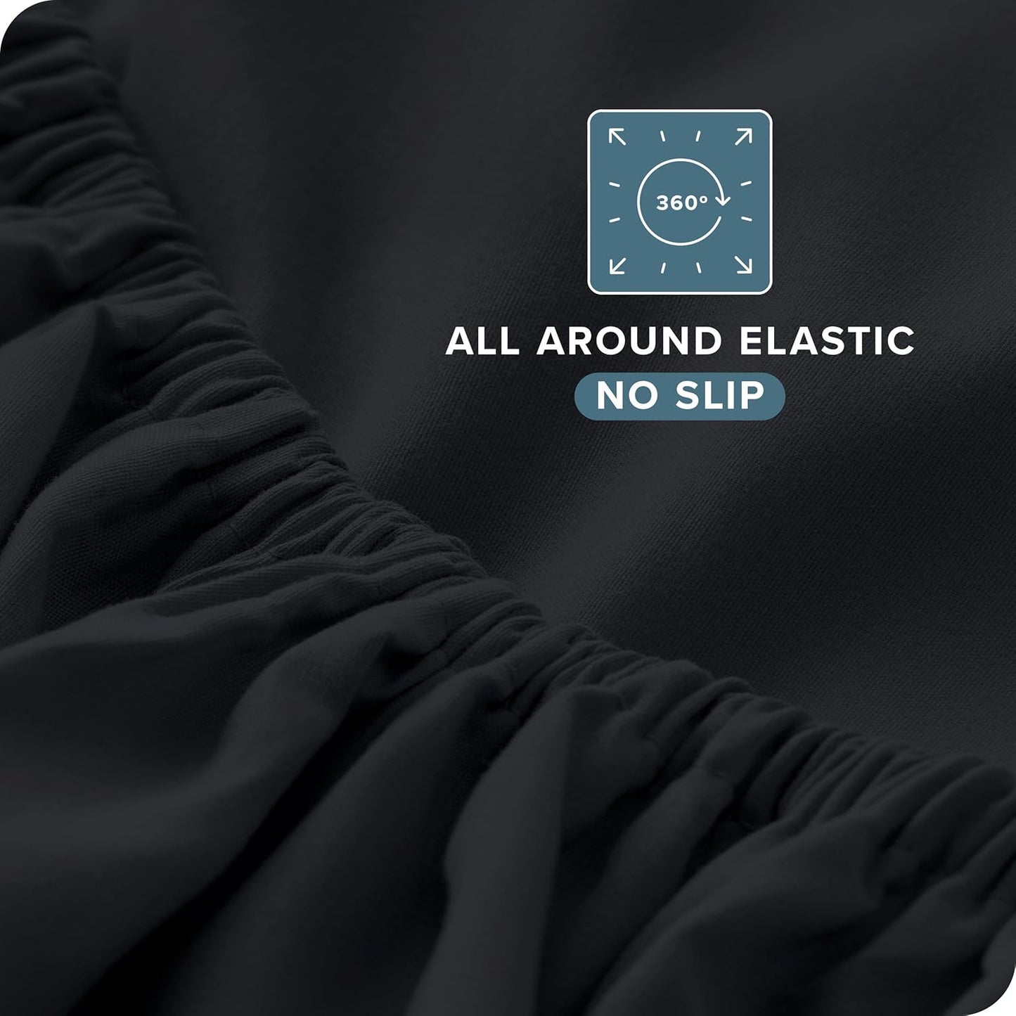 Bare Home Twin Sheet Set - 1800 Ultra-Soft Microfiber Bed Sheets - Double Brushed - Deep Pockets - Easy Fit - Extra Soft - 3 Piece Set - Bedding Sheets & Pillowcases (Twin, Black)