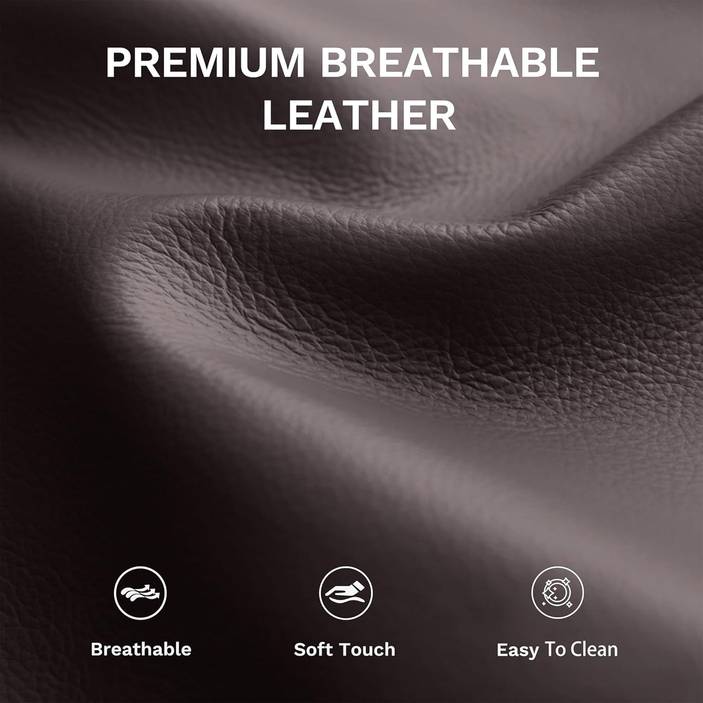 COLAMY Pushback Electric Recliner Chair, Premium Leather Upholstery with Adjustable Angles, Extra Lumbar Pillow, Built-in Charging Port, Business-Casual Style for Living Room（Brown