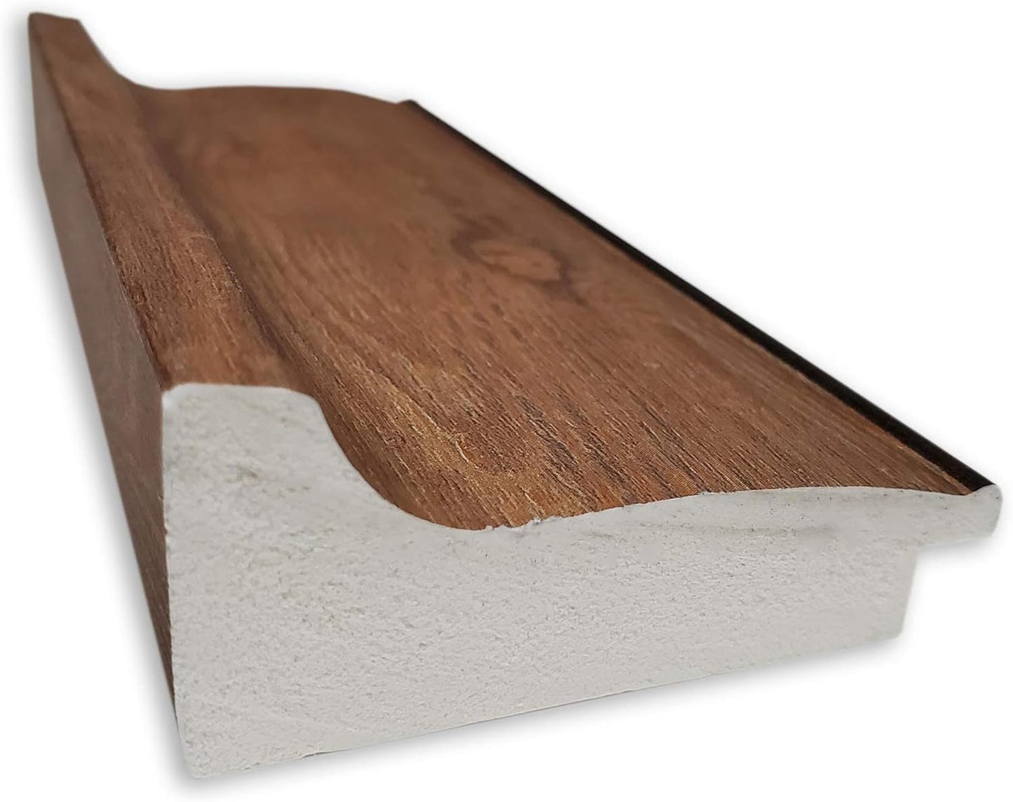 Amanti Art Brown Wall Mirror 27x33 Alta Medium Brown Rectangle Bathroom Mirror for Wall Decor Living Room, Large Rustic Farmhouse Frame, Hangs Horizonally and Vertically, Bathroom Decor, Beveled Edge