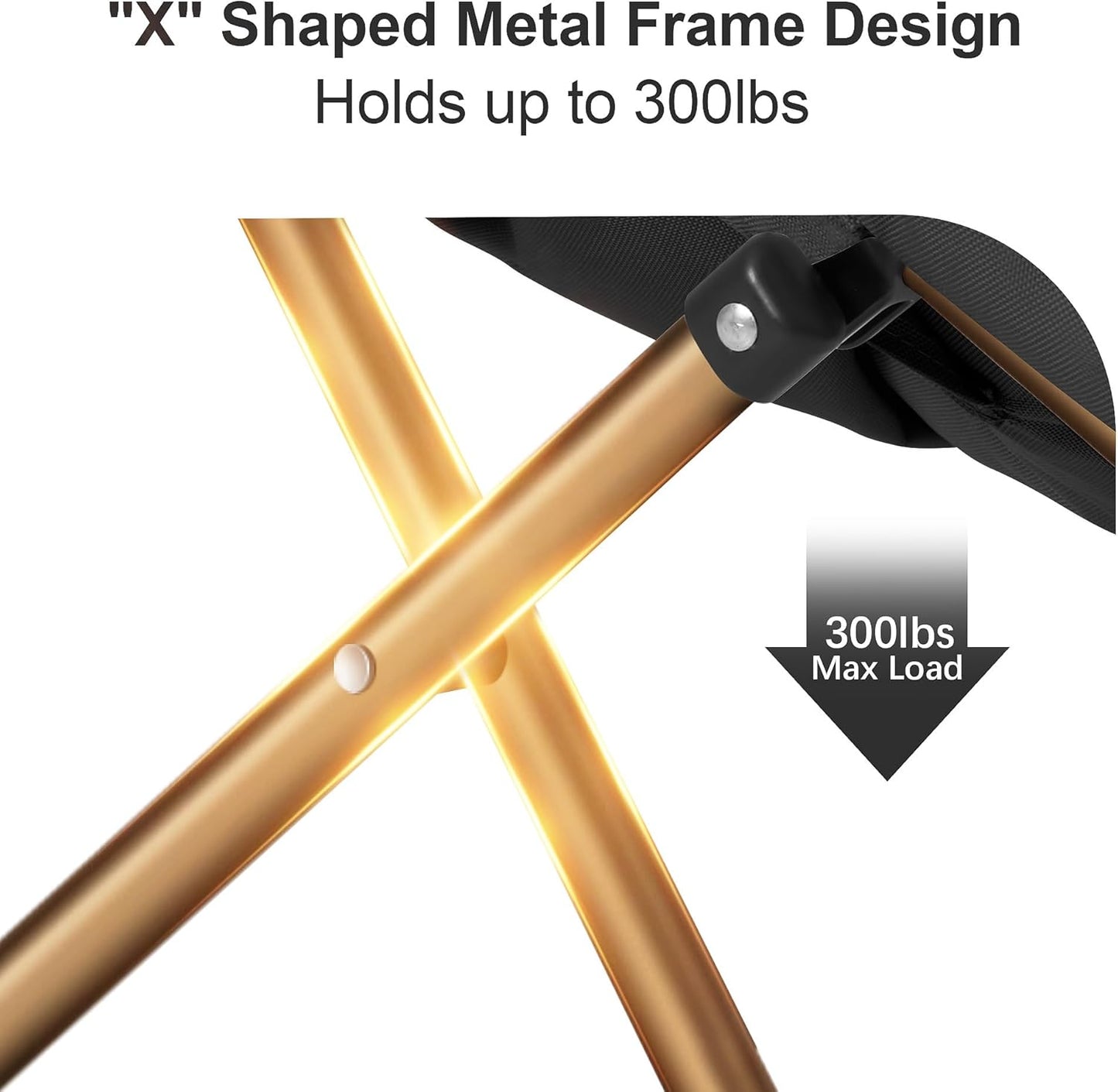 Comfy Saucer Chair for Adults, Foldable Living Room Chairs, Soft Faux Fur Lounge Chair for Bedroom, Reading Chairs, X-Large (Ottoman-Black)