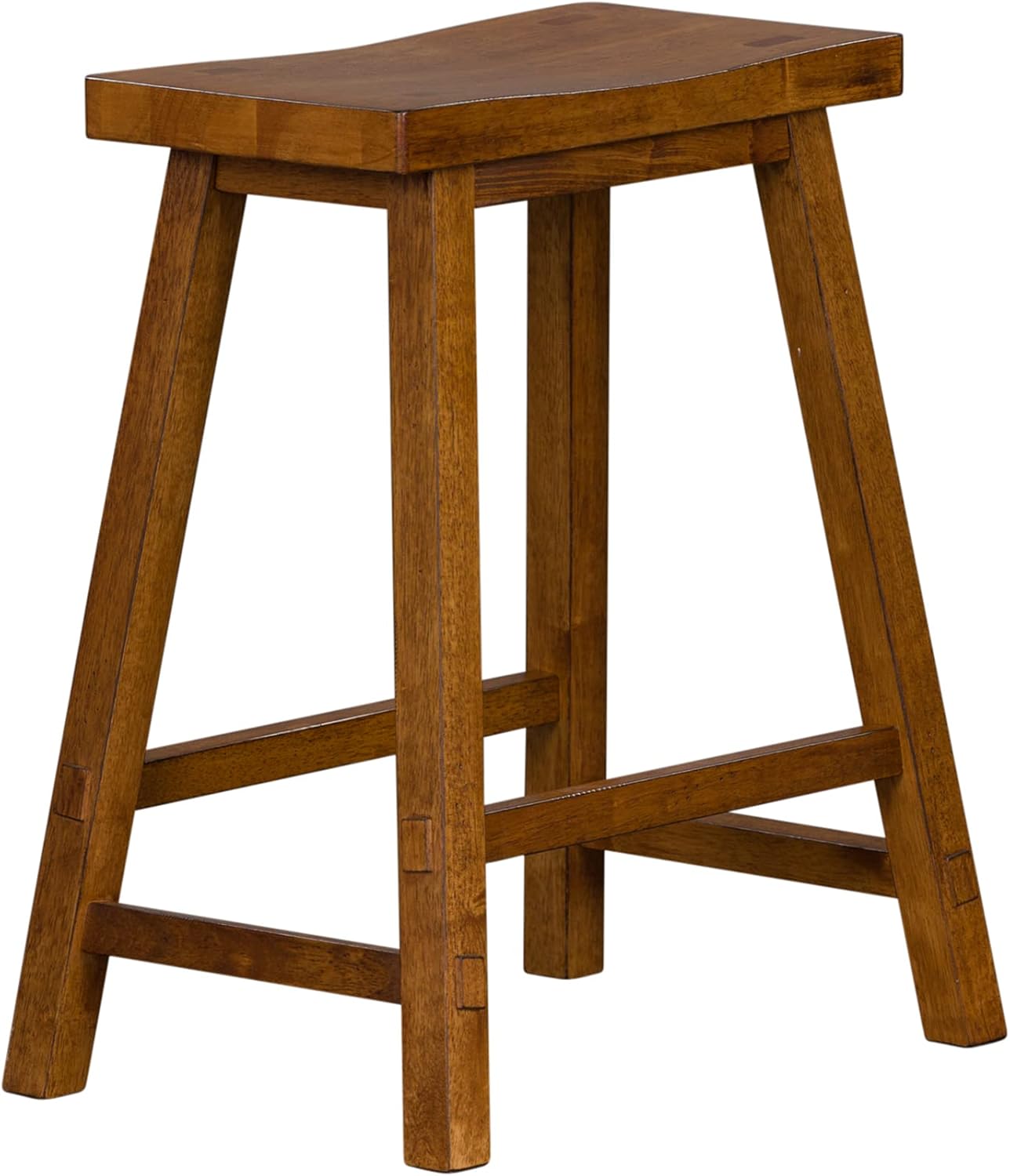 Liberty Furniture Industries Creations 24 Inch Sawhorse Counter Stool - Tobacco, W20 x D14 x H24