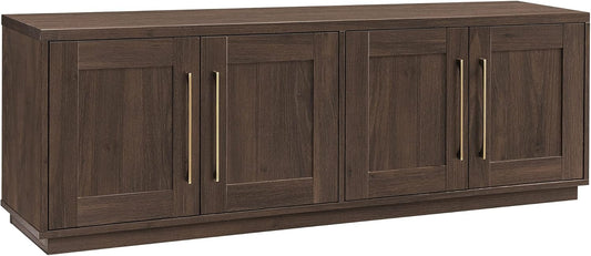Henn&Hart Tillman Rectangular TV Stand for TV's up to 80" in Alder Brown