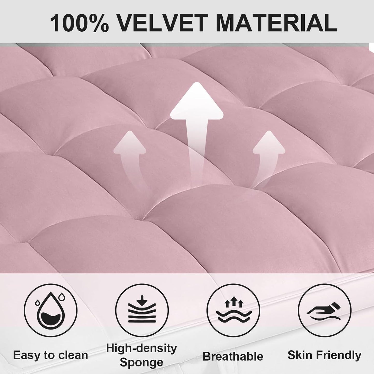 3 in1 Sofa Bed, Pull-Out Sleeper Sofa Bed with 3-Level Adjustable Backrest, Velvet Fabric Convertible Love Seat Sleepers Beds for Living Room & Bedroom & Apartment, Pink