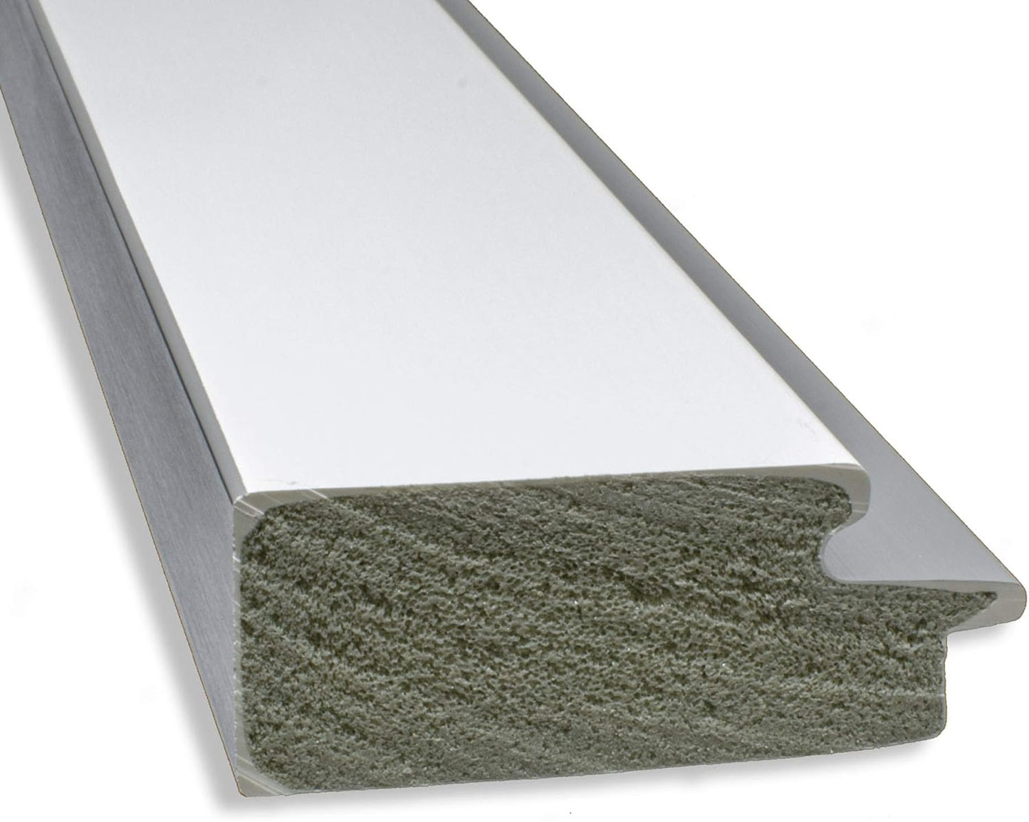 Amanti Art White Bathroom Mirror for Over Sink, 26x26 Eva White Silver Square Vanity Mirror, Medium Modern Frame, Hangs Horizonally and Vertically, Bathroom Wall Decor, Beveled Edge from WI, USA