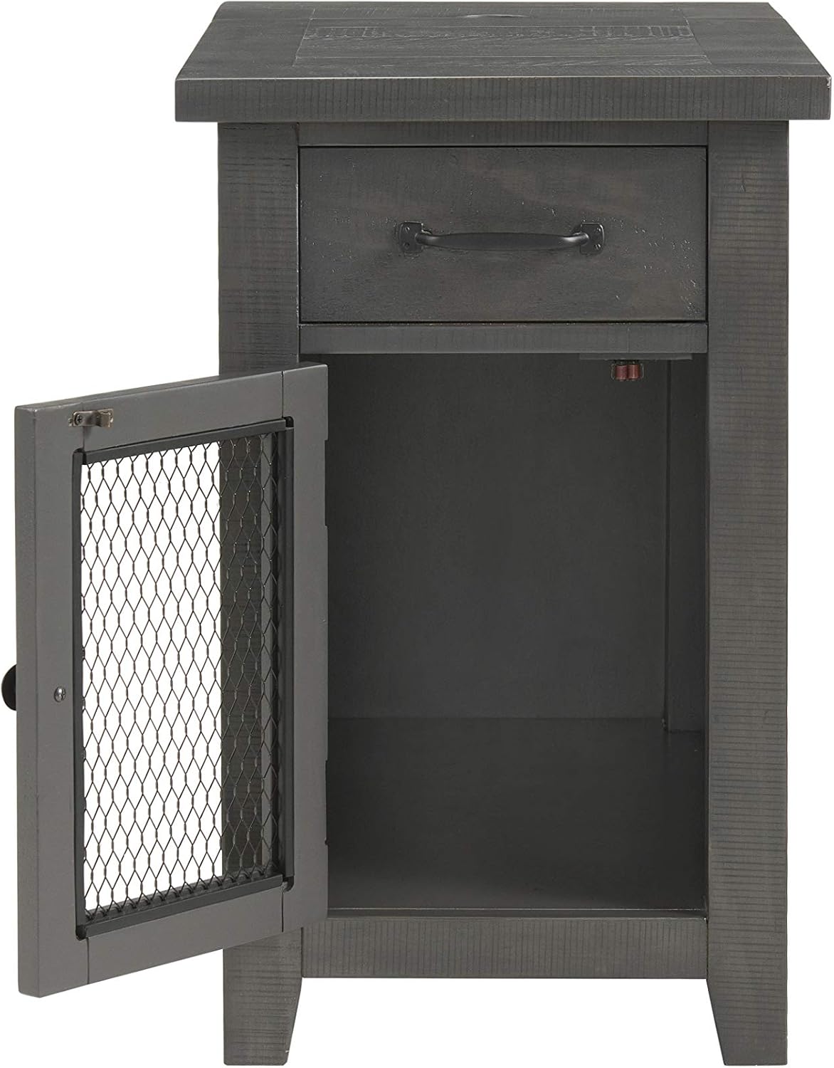 Martin Svensson Home Rustic Chairside Table, Grey