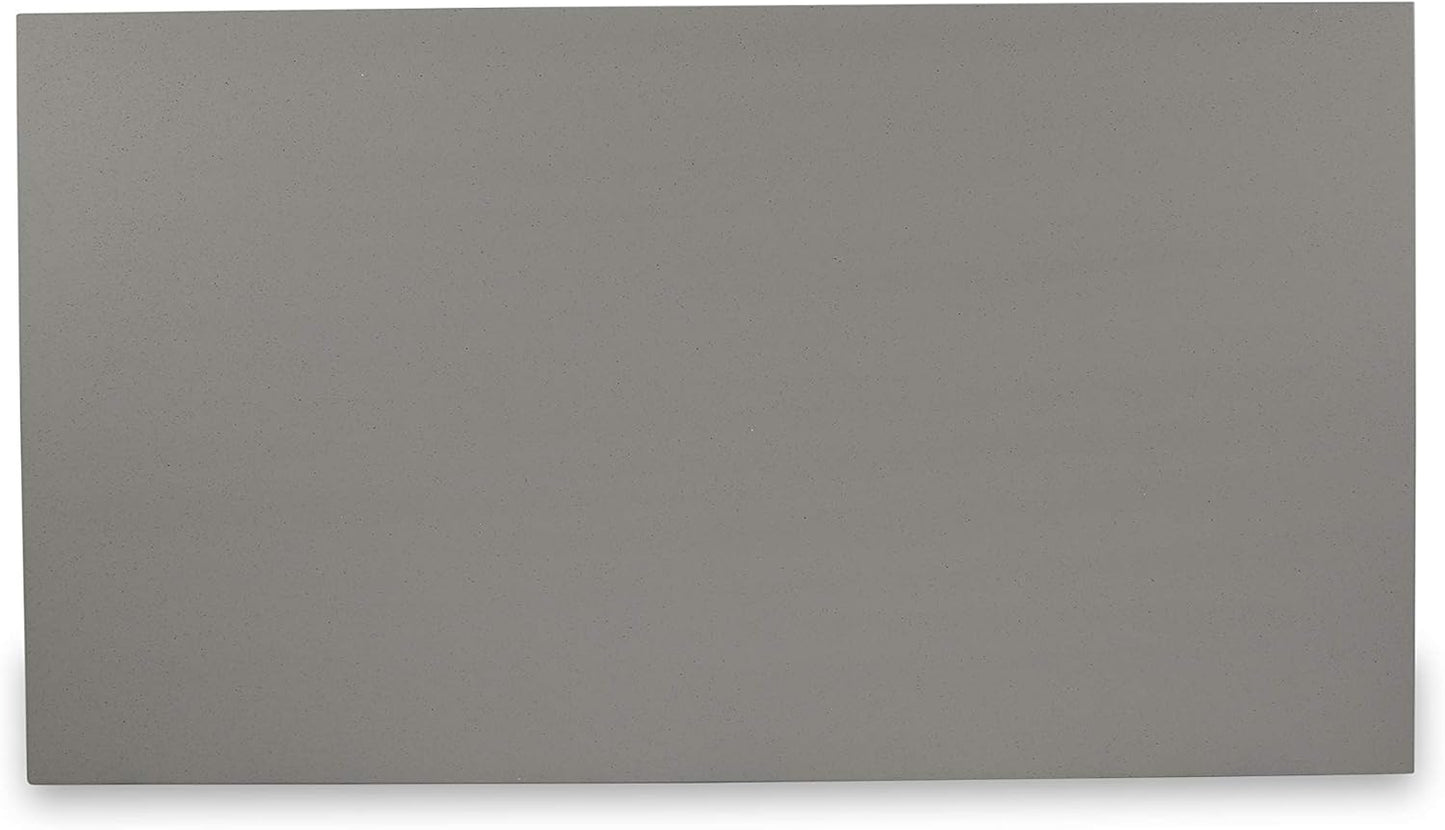 East West Furniture V797FO749-7 7 Piece Dining Room Table Set Consist of a Rectangle Kitchen Table with V-Legs and 6 Black Faux Leather Parson Dining Chairs, 40x72 Inch, Multi-Color